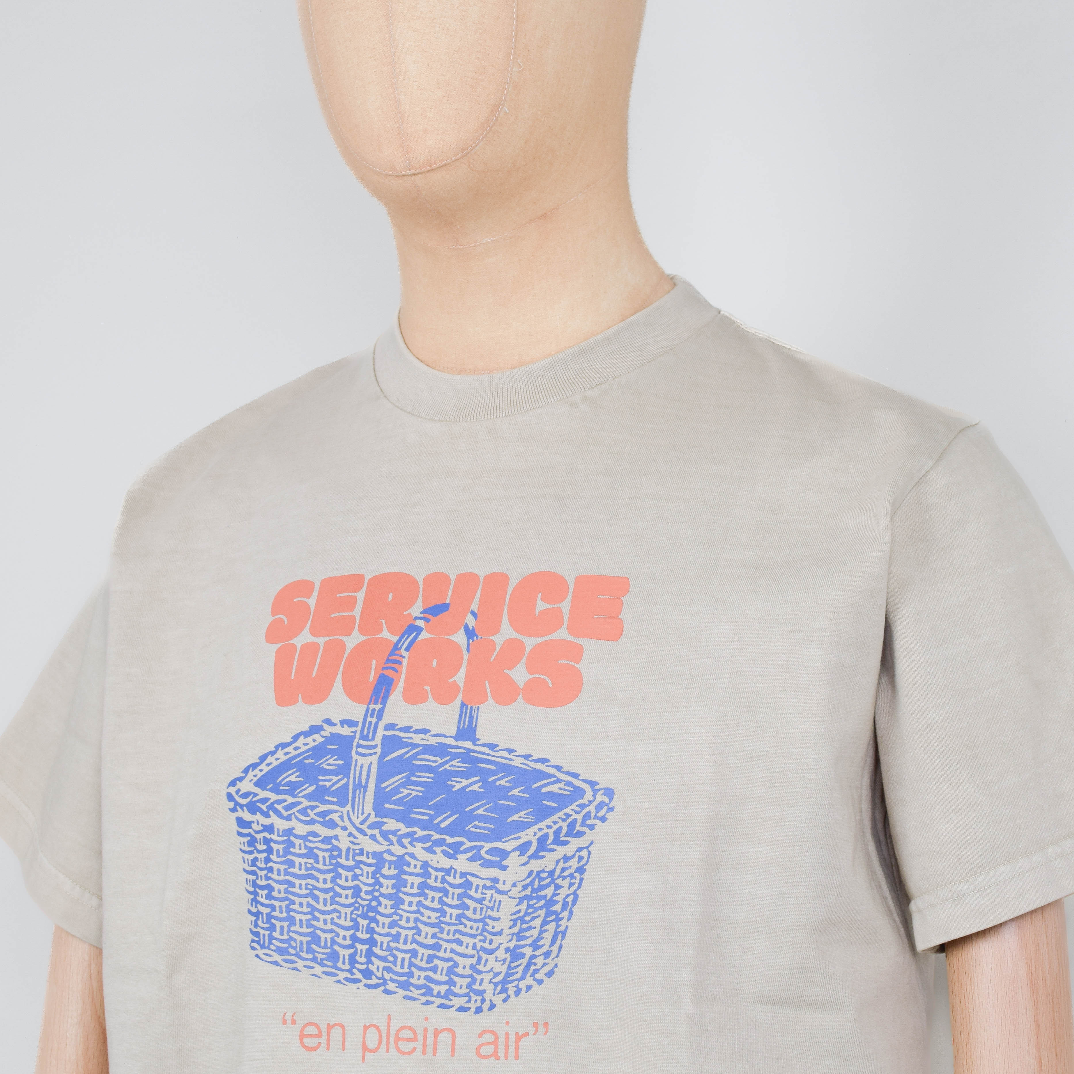 Service Works En Plein Air Tee - Stone - Image 2