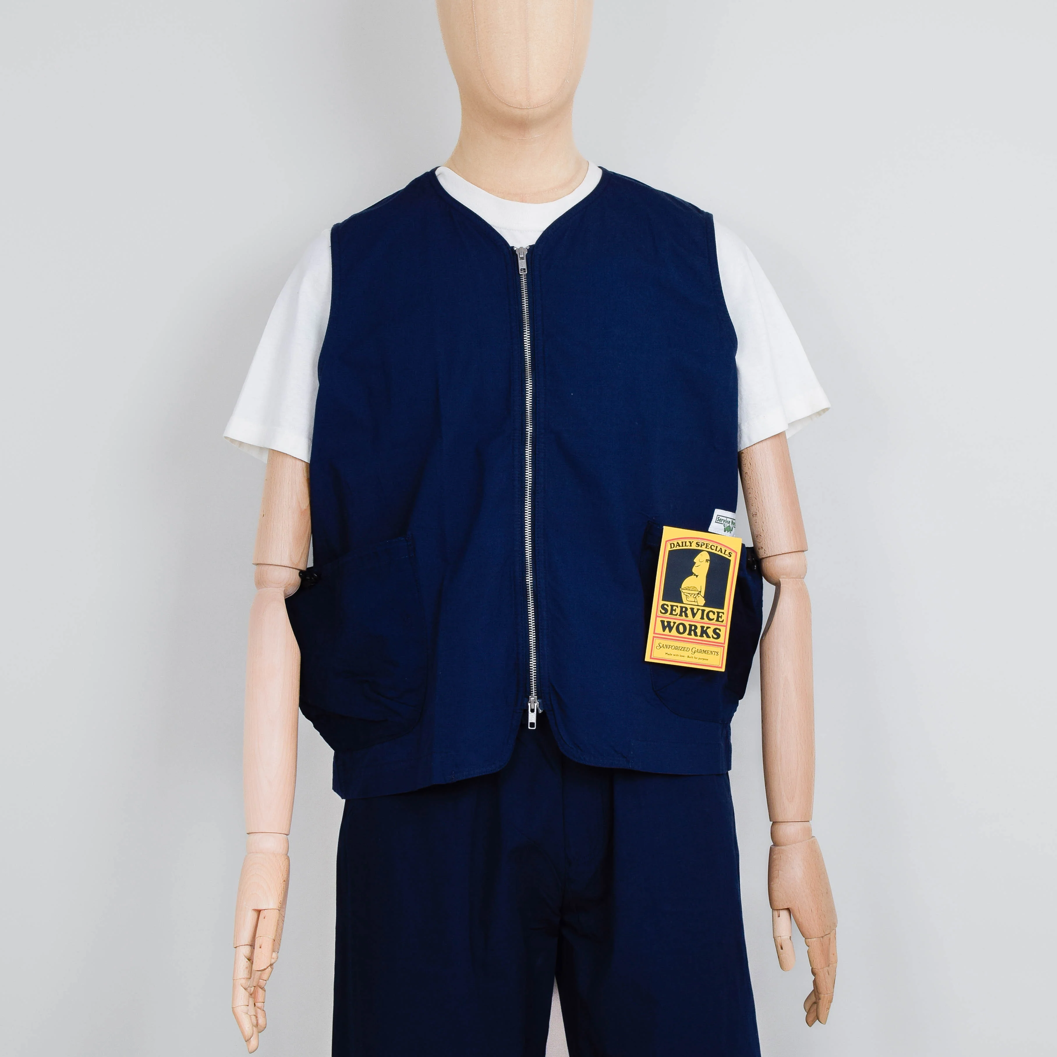 Service Works Gardener Vest - Navy