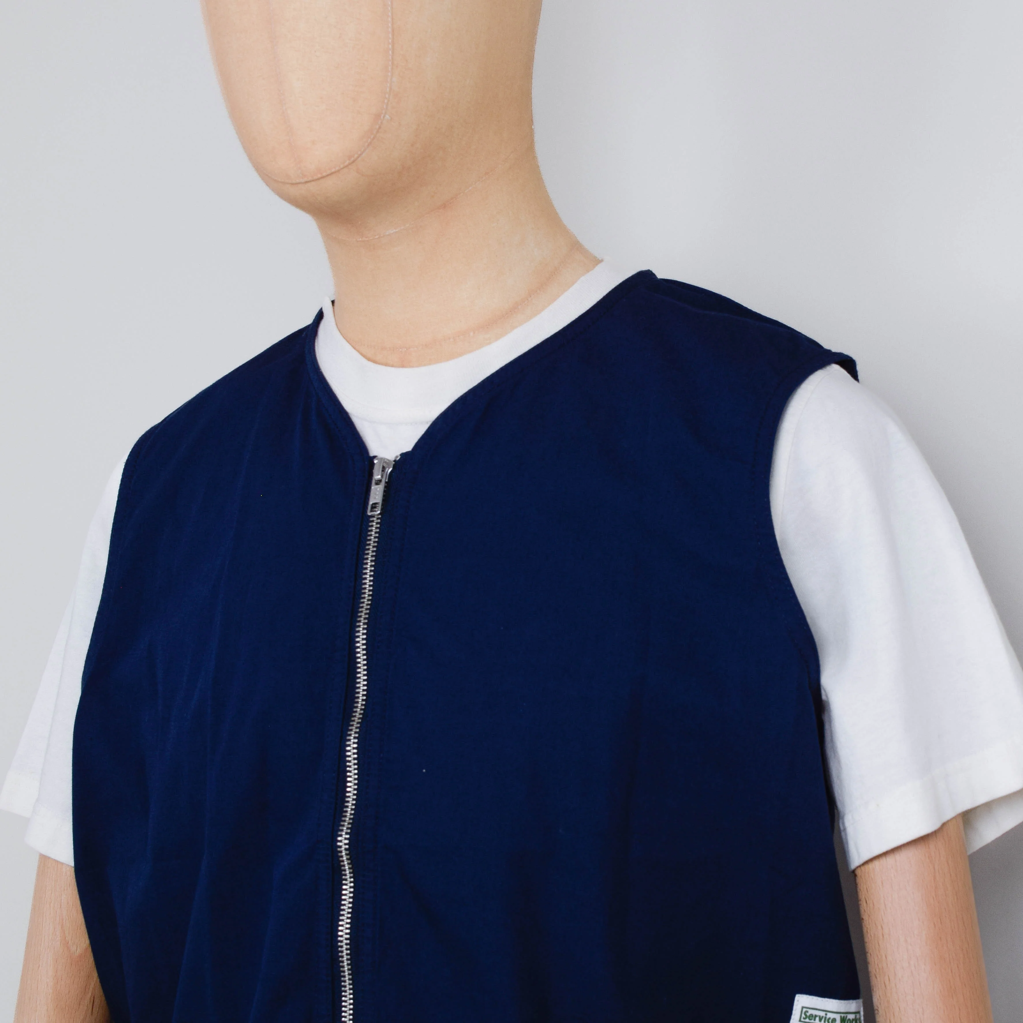 Service Works Gardener Vest - Navy - Image 2