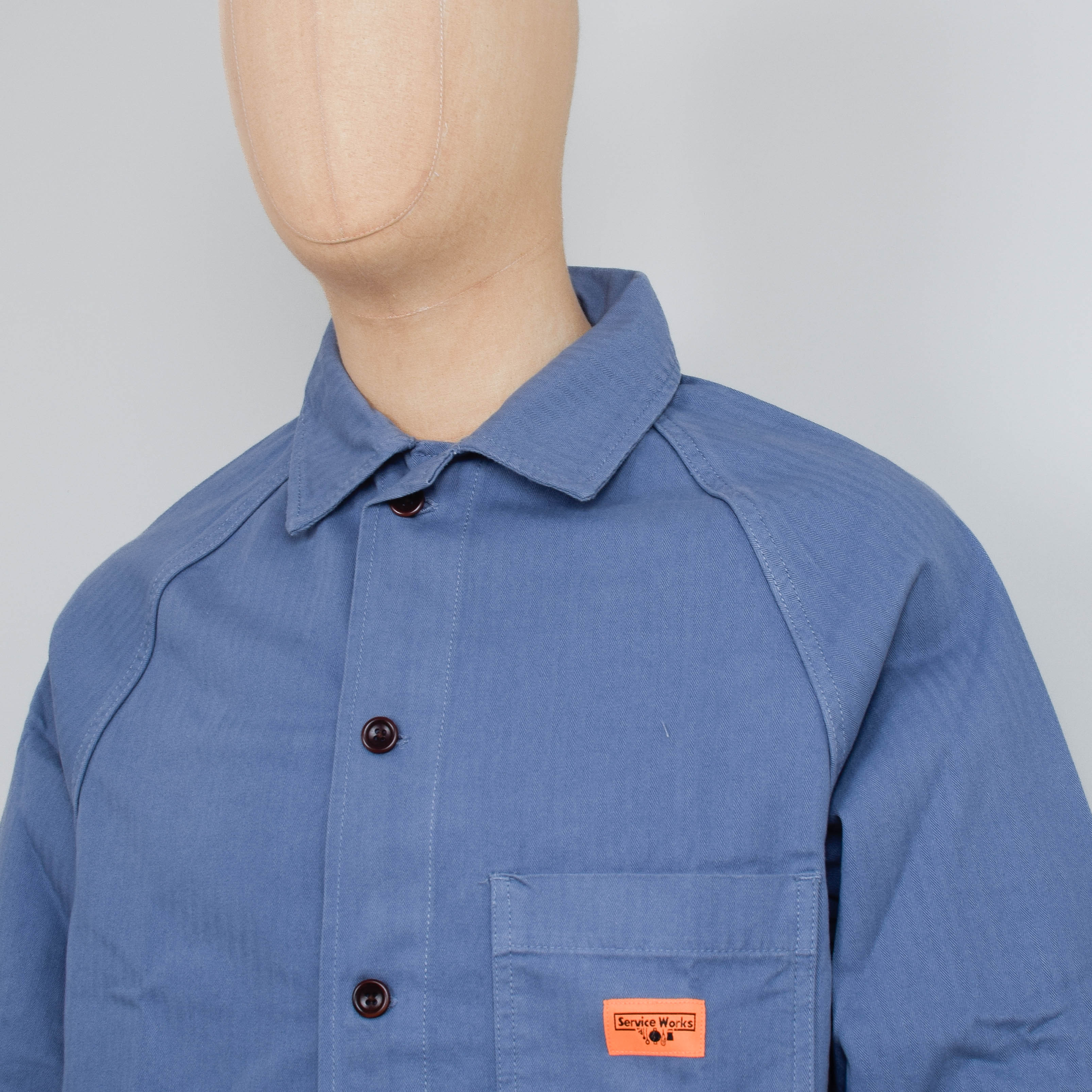 Service Works Herringbone FOH Jacket - Harbour - Image 2