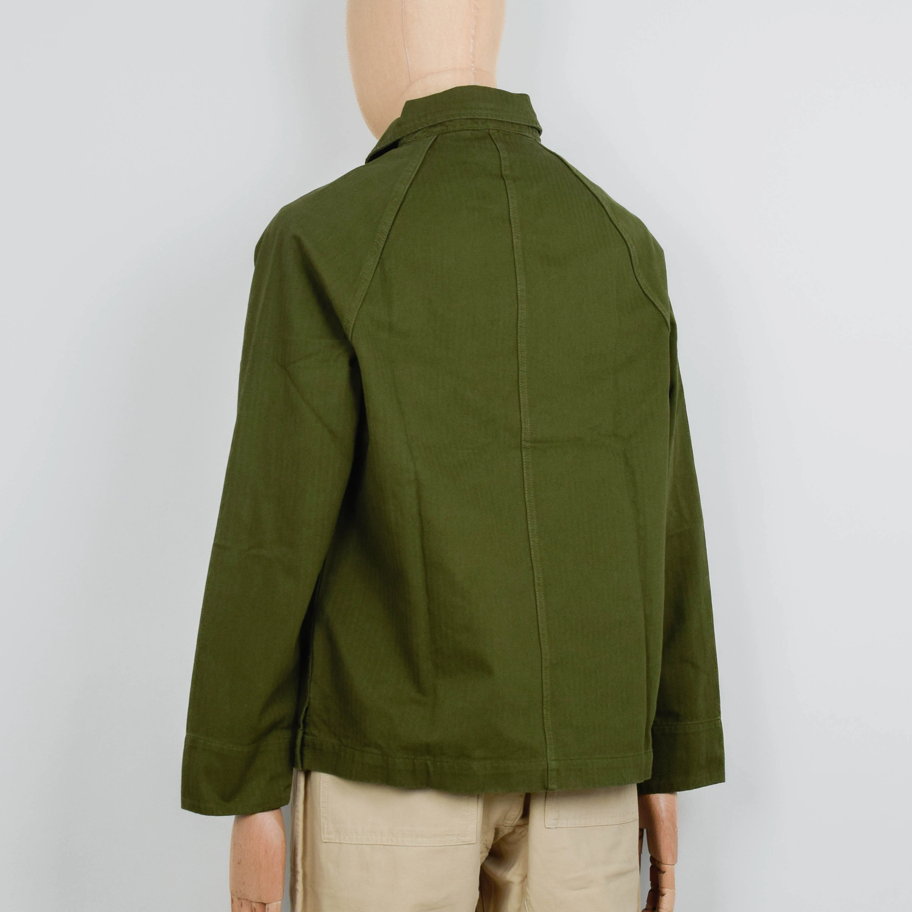 Service Works Herringbone FOH Jacket - Pesto - Image 3