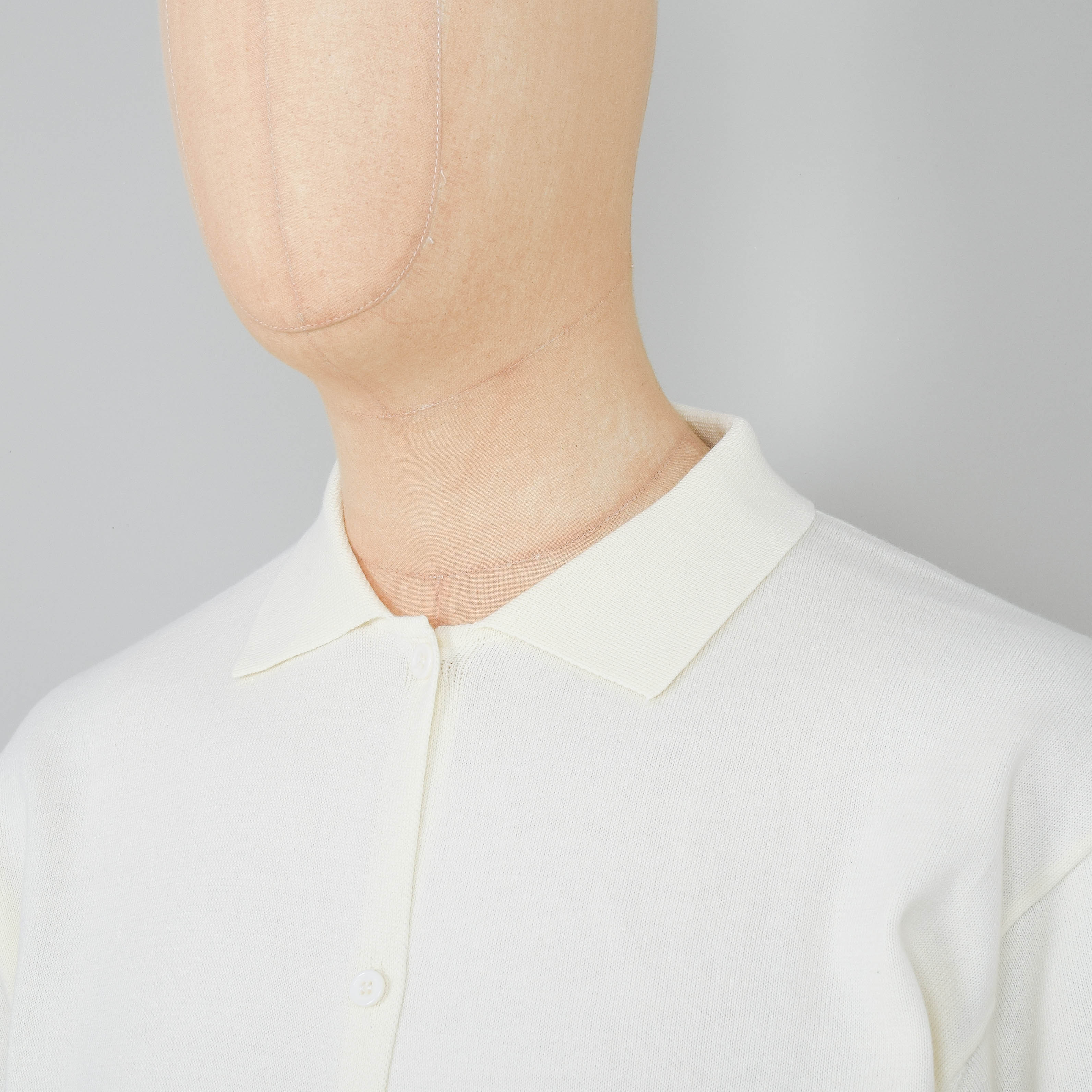 Service Works Knitted Vase Shirt S/S - Off White - Image 2