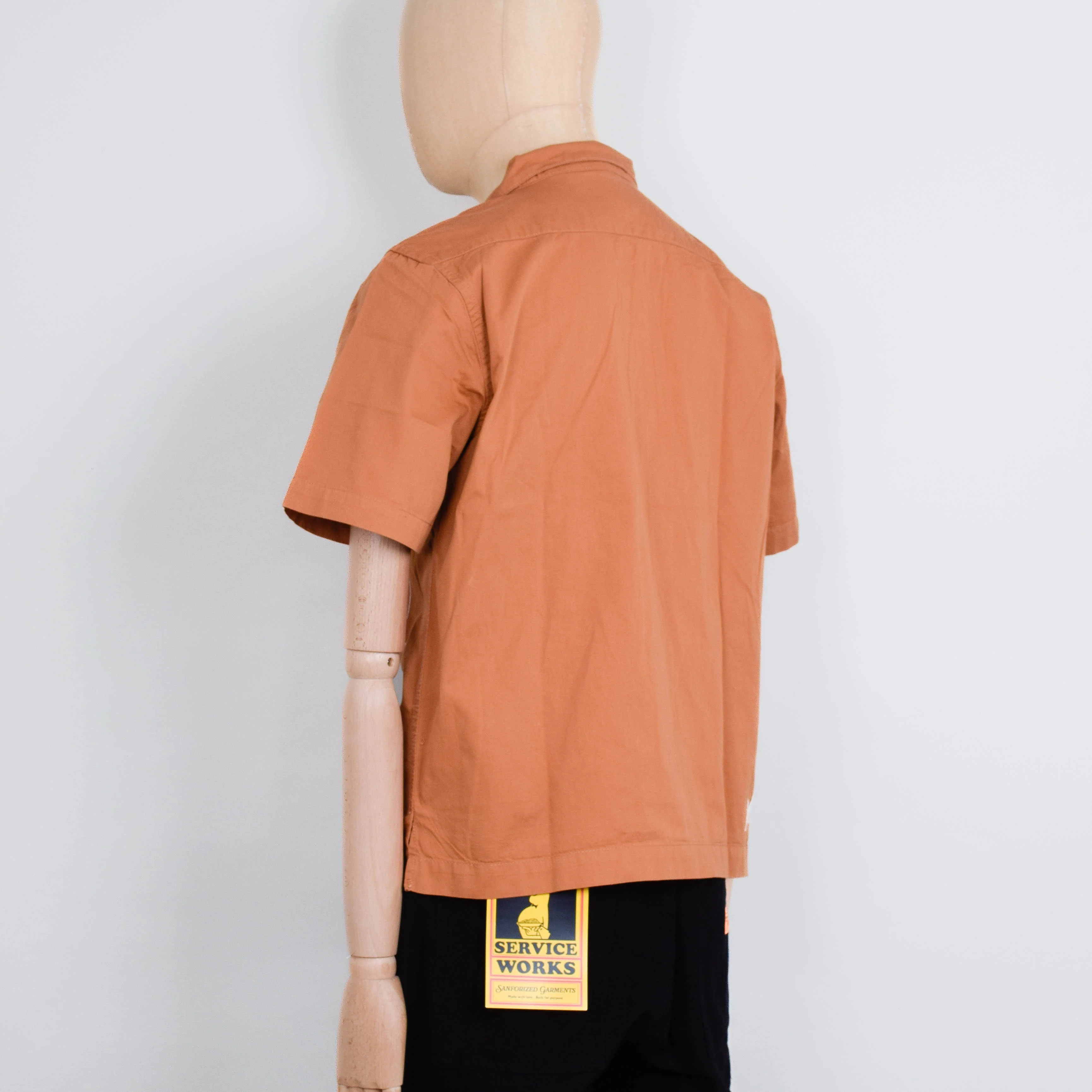 Service Works Picnic Short Sleeve Shirt - Burnt Sugar - Image 3