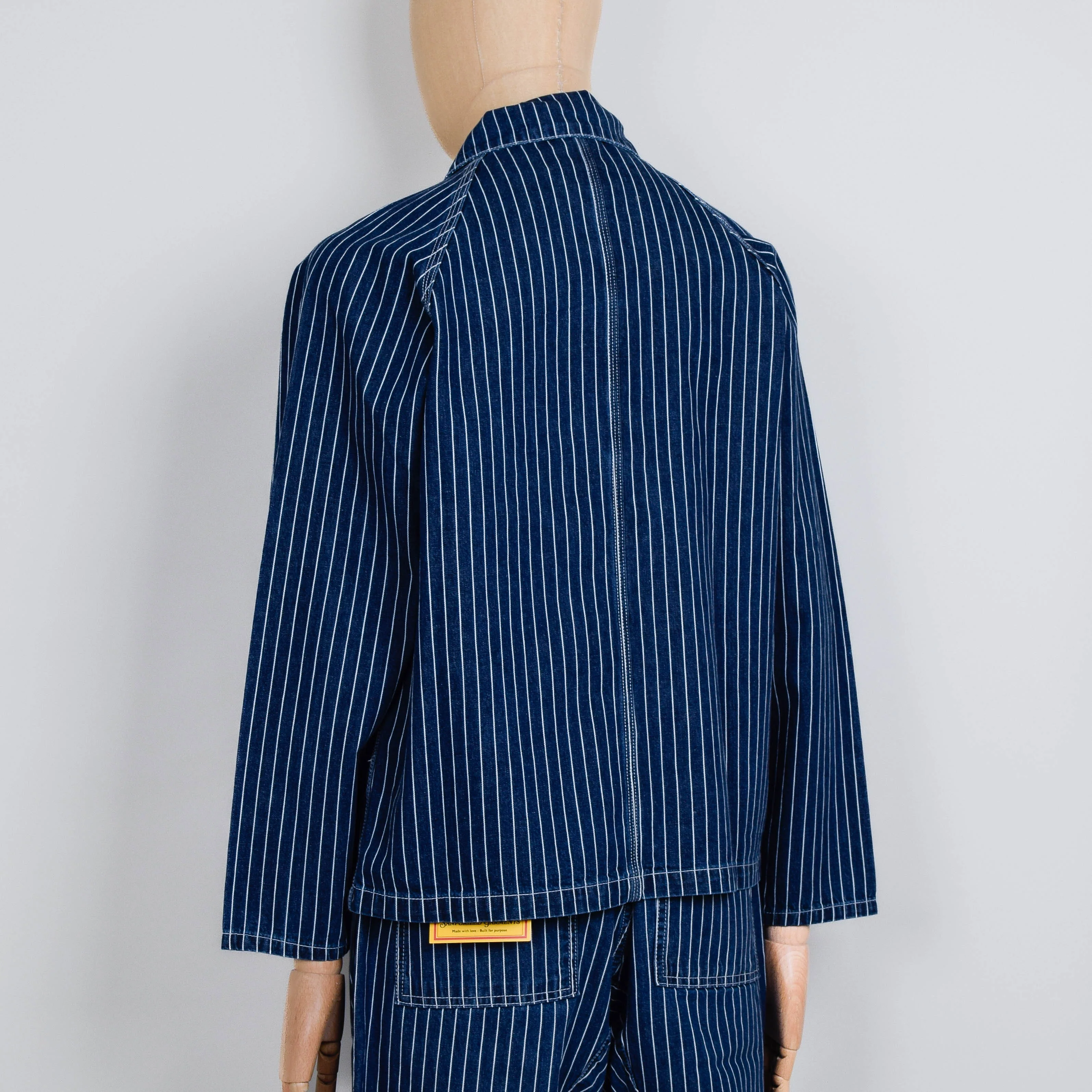 Service Works Pinstripe Denim Coverall 2.0 - Indigo - Image 3