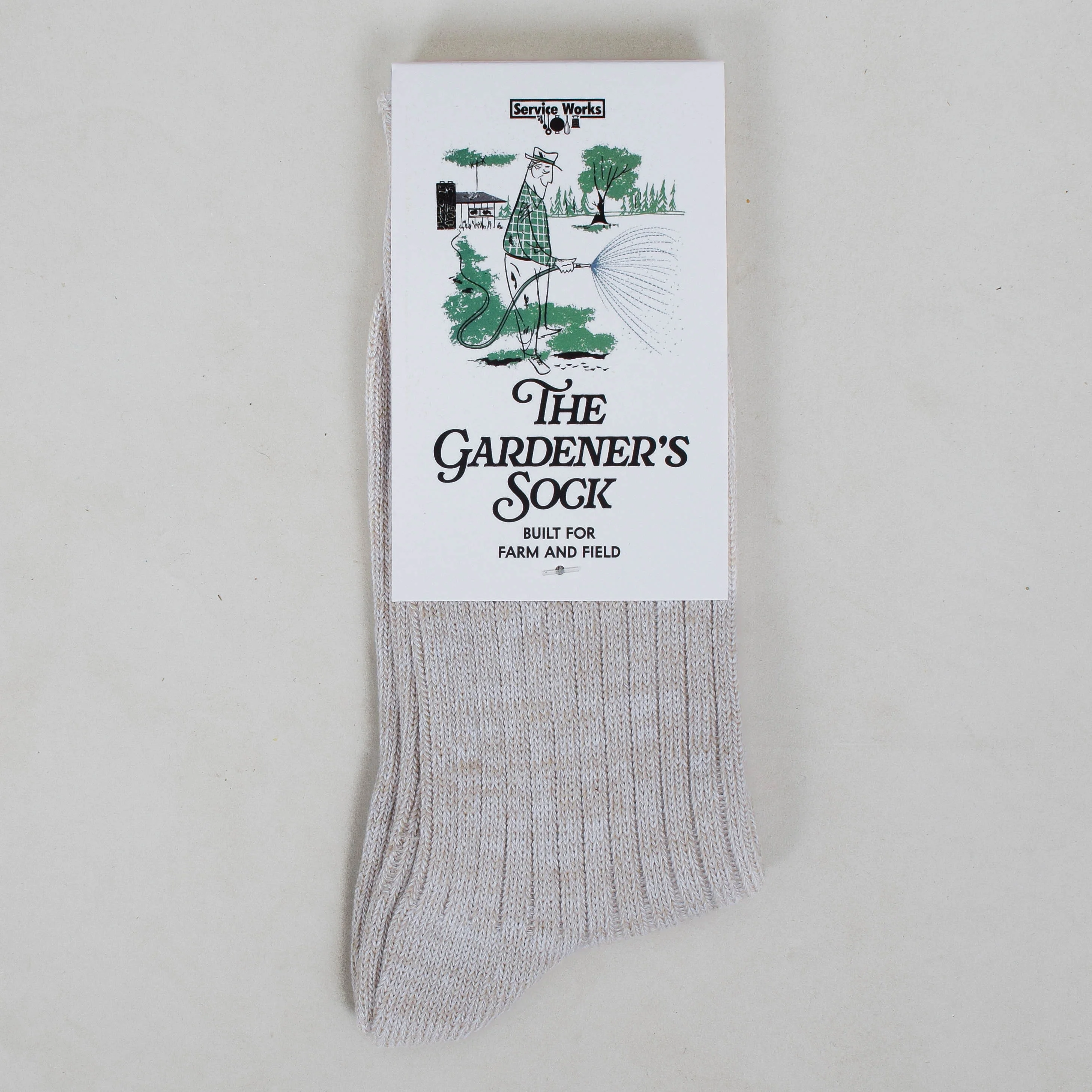 Service Works The Gardener's Sock - Off - White
