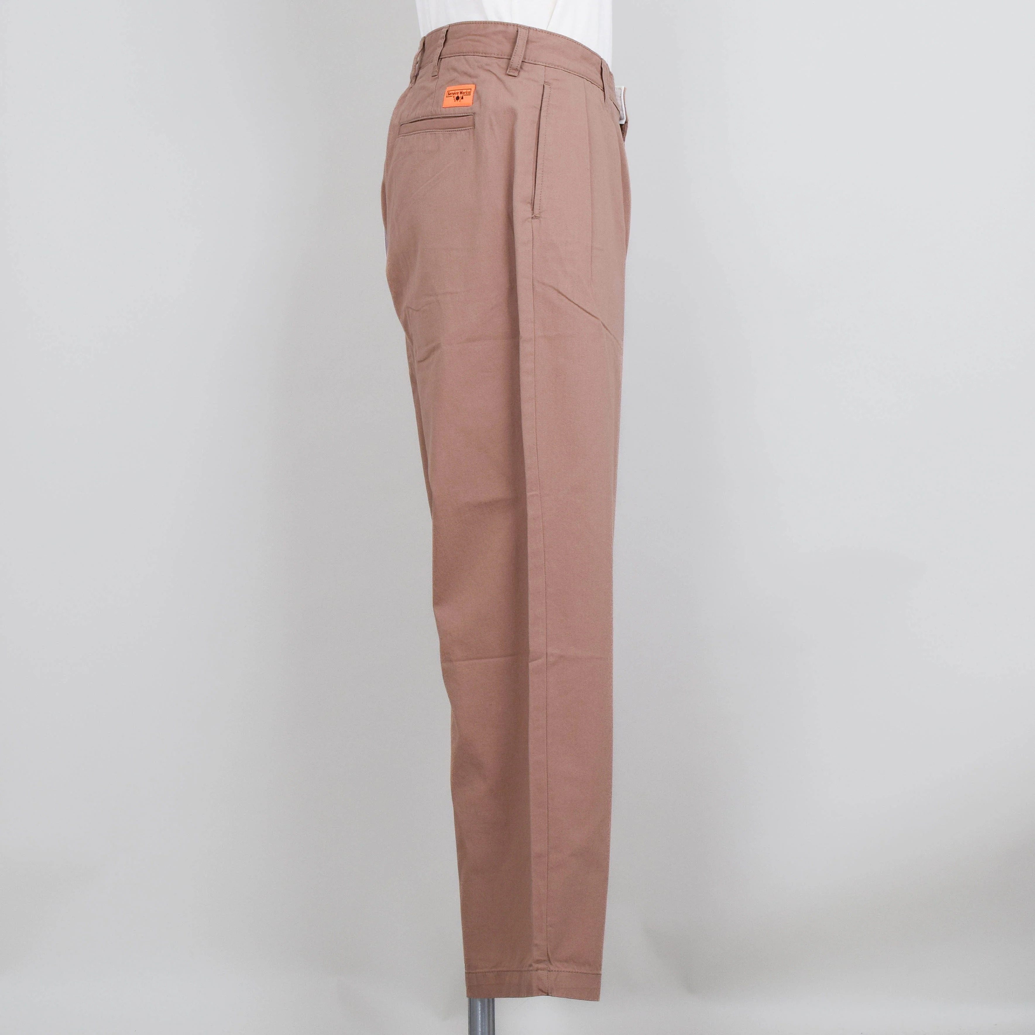 Service Works Twill Part Timer Pant - Mushroom - Image 2