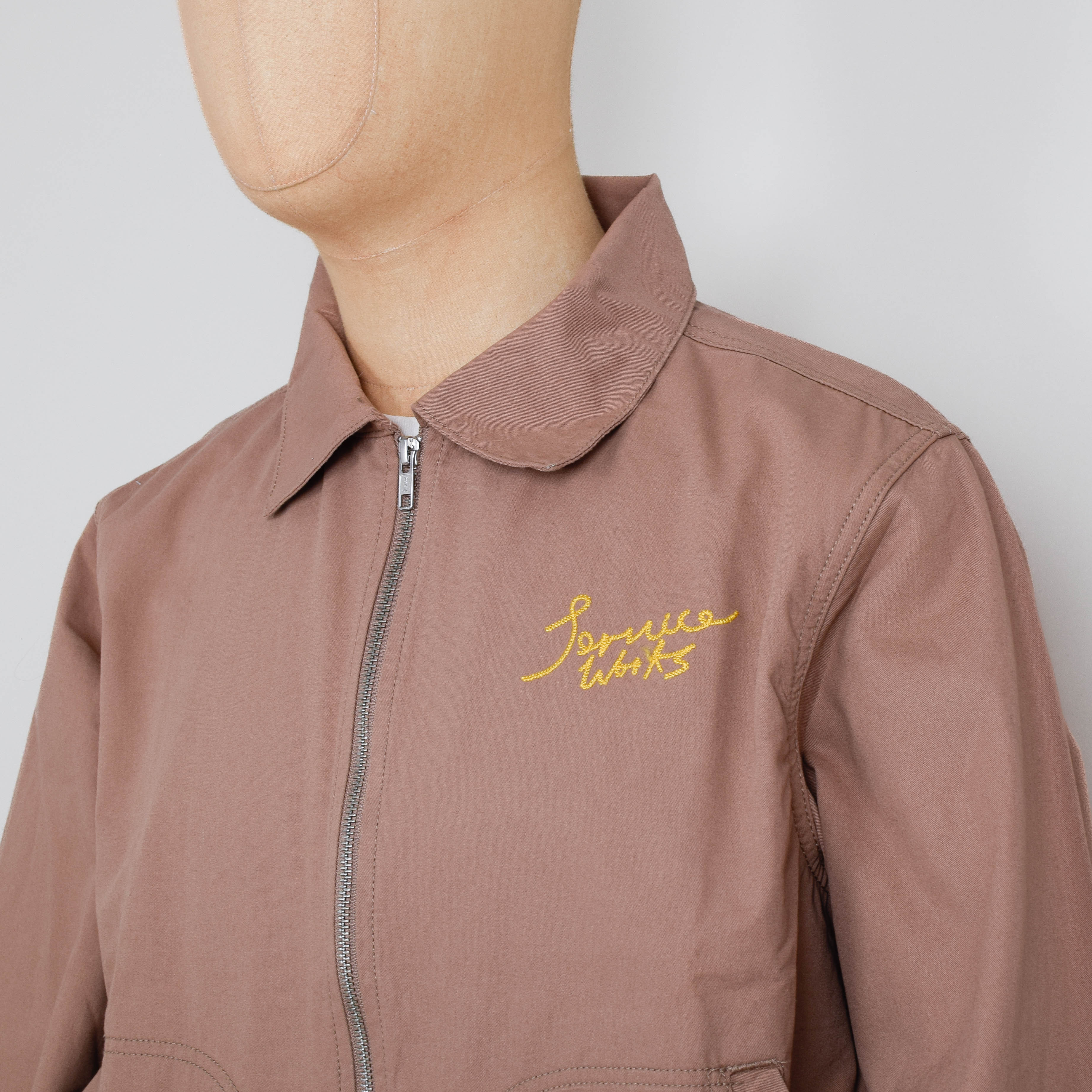 Service Works Twill Work Jacket- Mushroom - Image 2