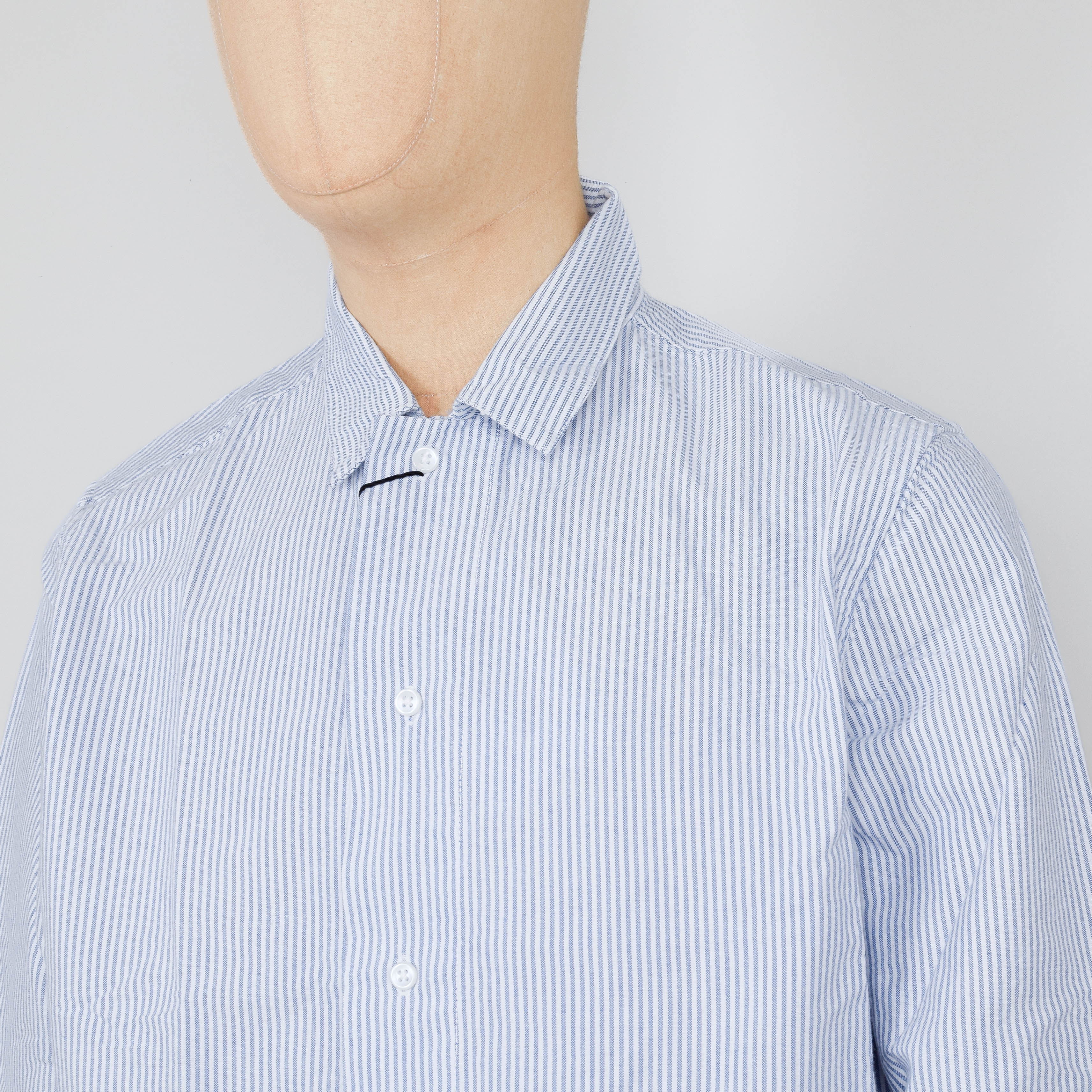 Service Works Waiter Shirt - Oxford Blue Stripe - Image 2