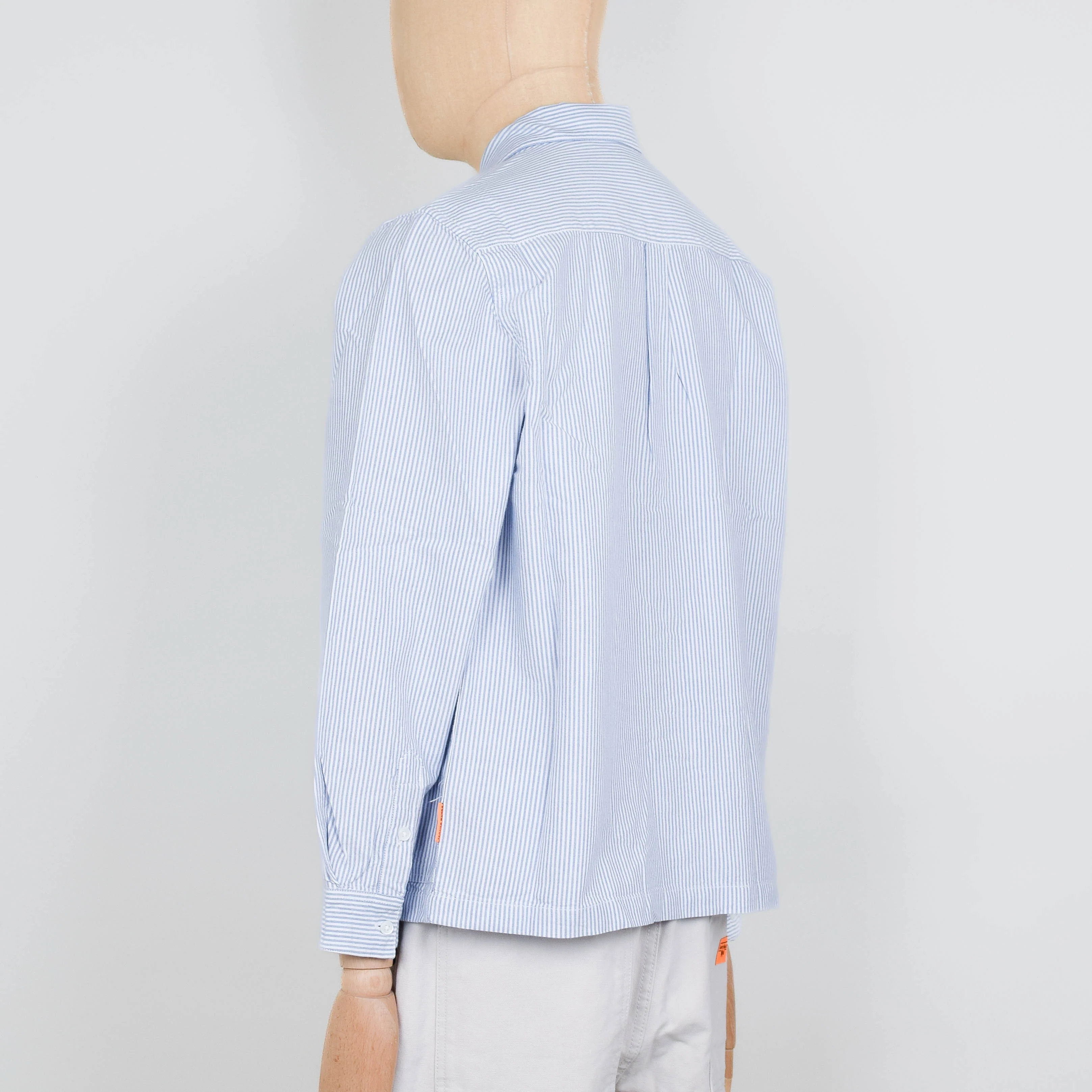 Service Works Waiter Shirt - Oxford Blue Stripe - Image 3