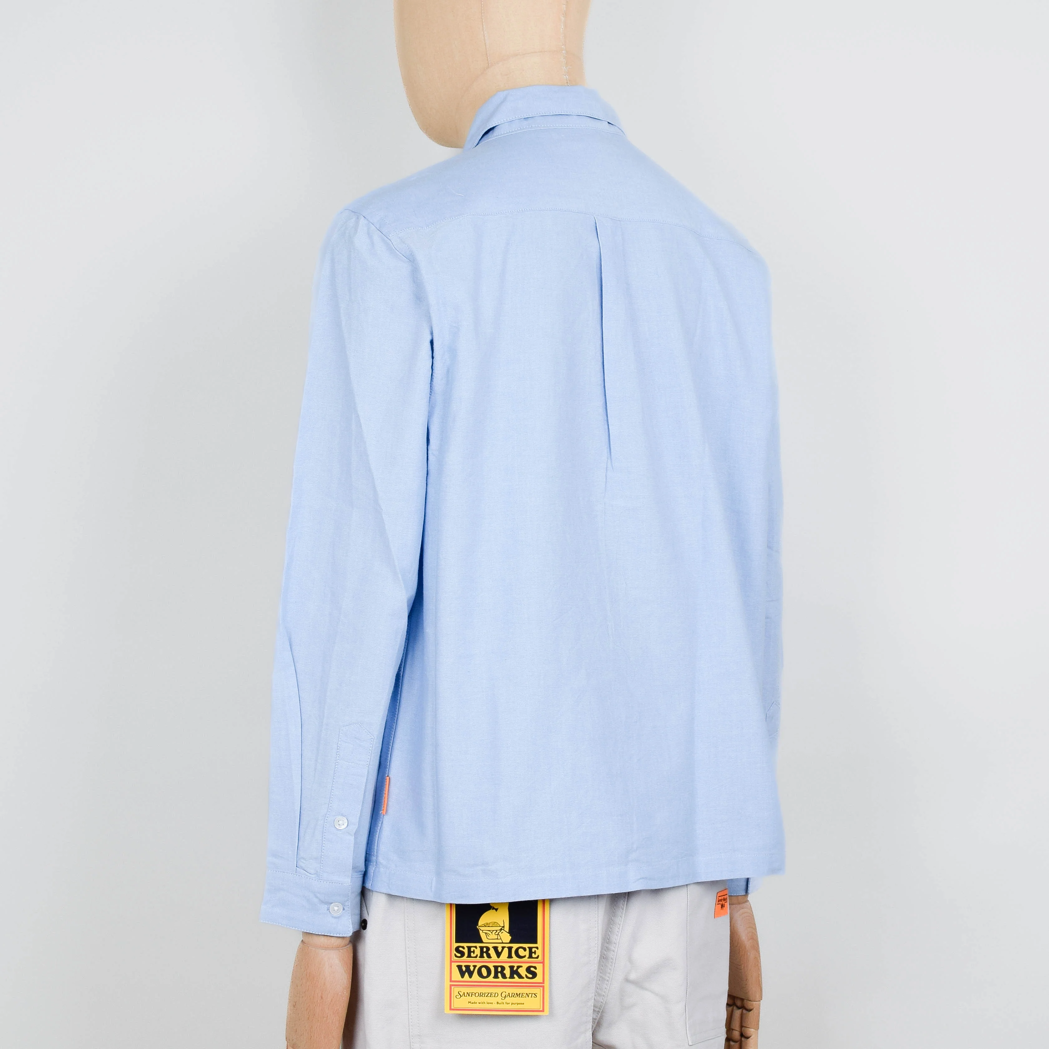 Service Works Waiter Shirt - Oxford Blue - Image 3
