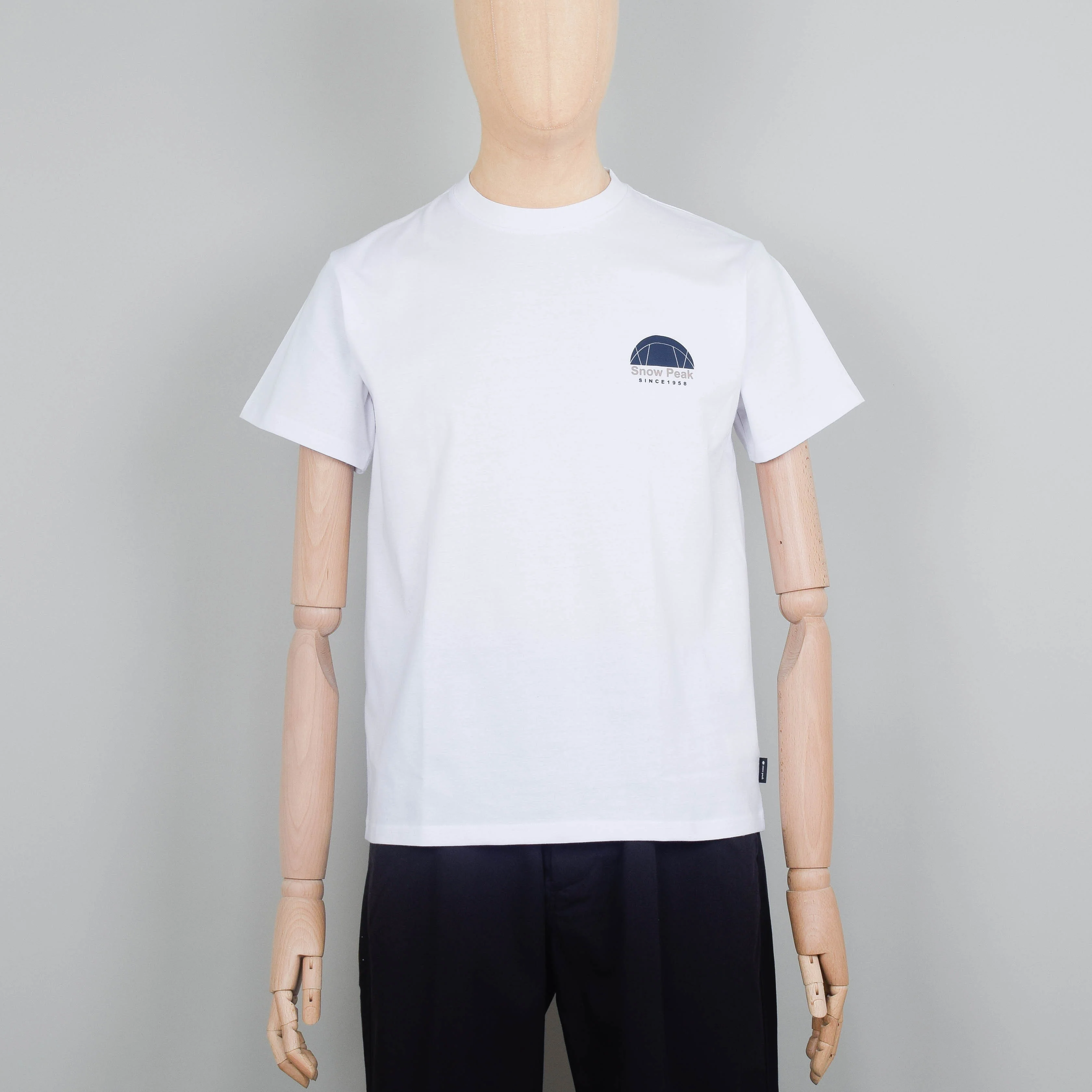 Snow Peak Alpha Breeze Typography T Shirt - White