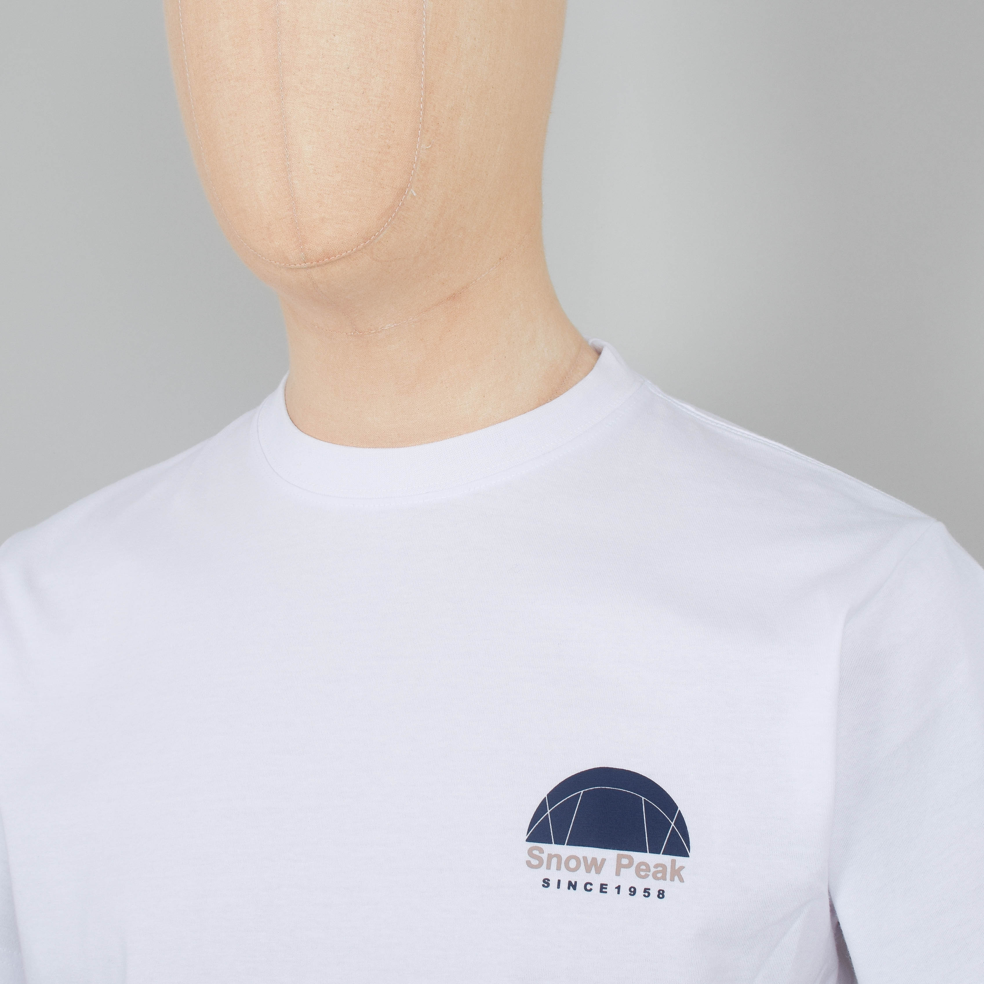 Snow Peak Alpha Breeze Typography T Shirt - White - Image 3