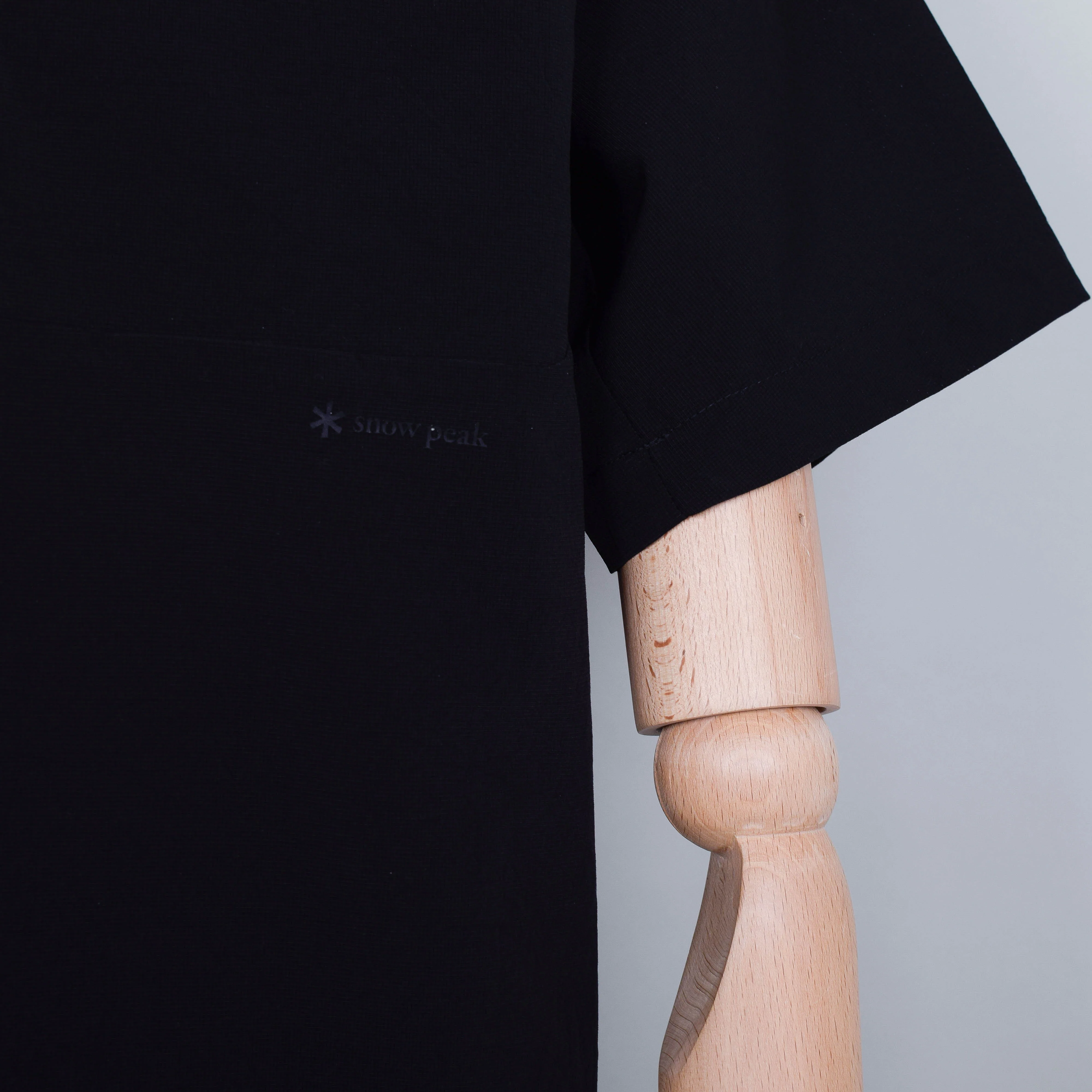 Snow Peak Breathable Quick Dry T Shirt - Black - Image 3