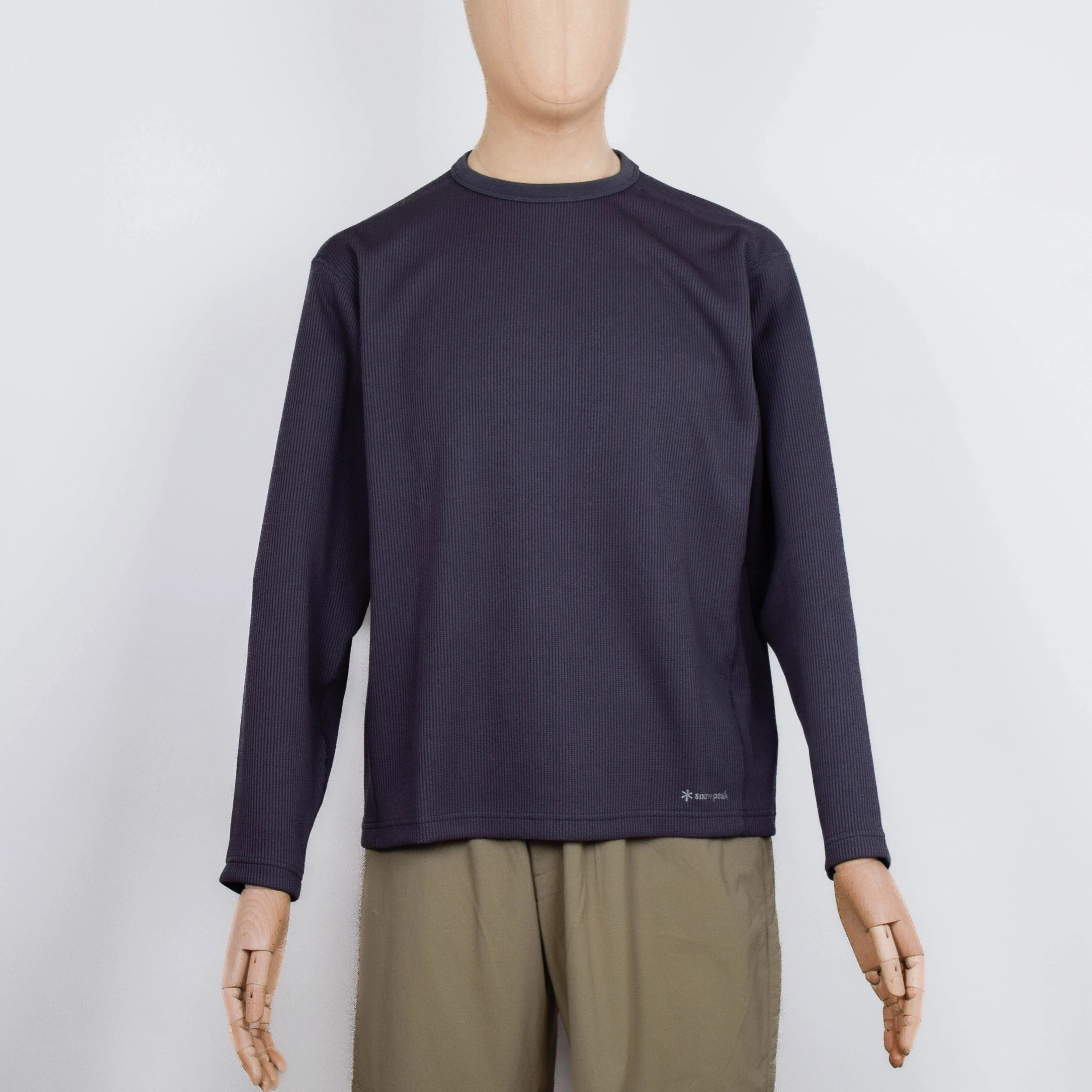 Snow Peak Dry Thermal Long Sleeve T-Shirt - Charcoal