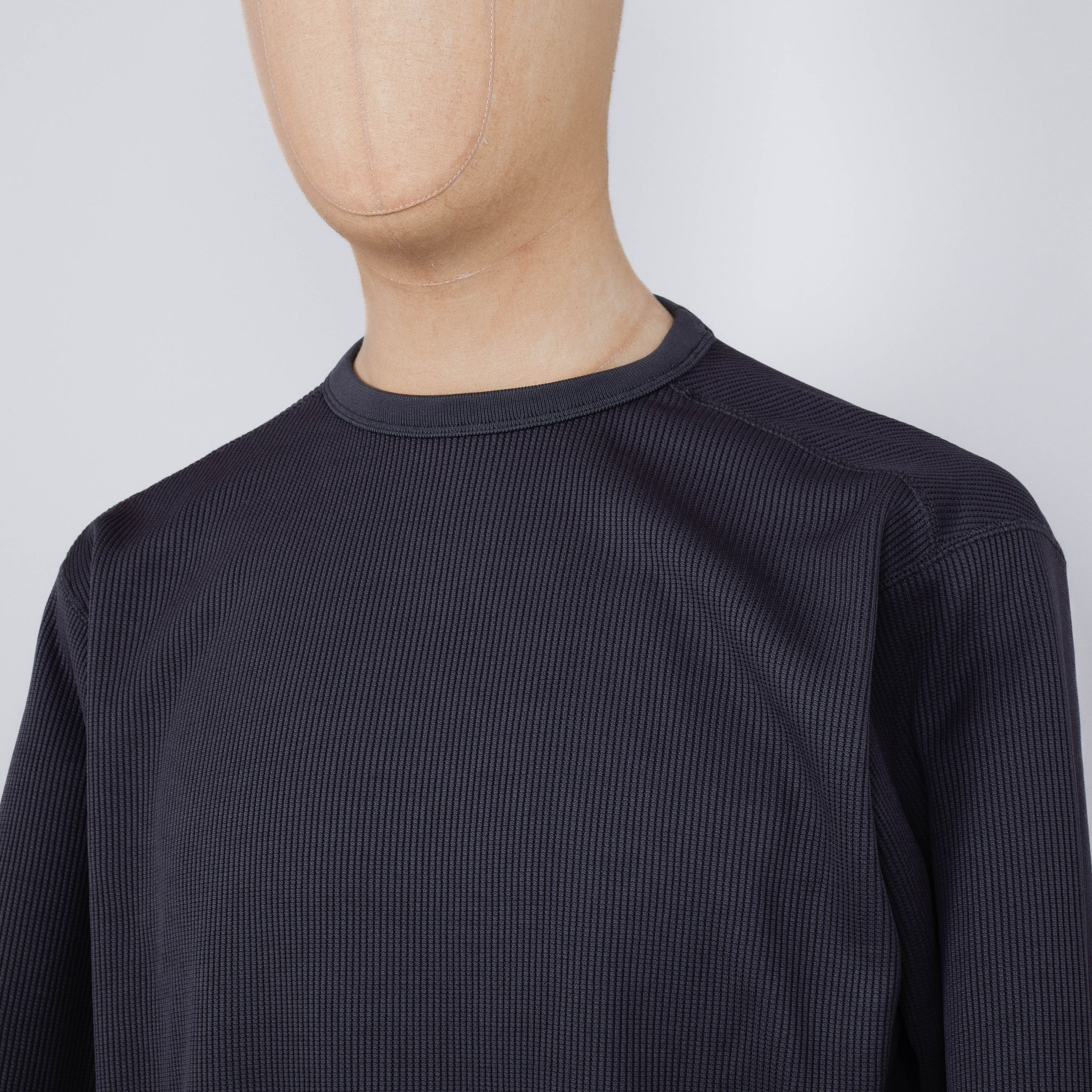 Snow Peak Dry Thermal Long Sleeve T-Shirt - Charcoal - Image 2