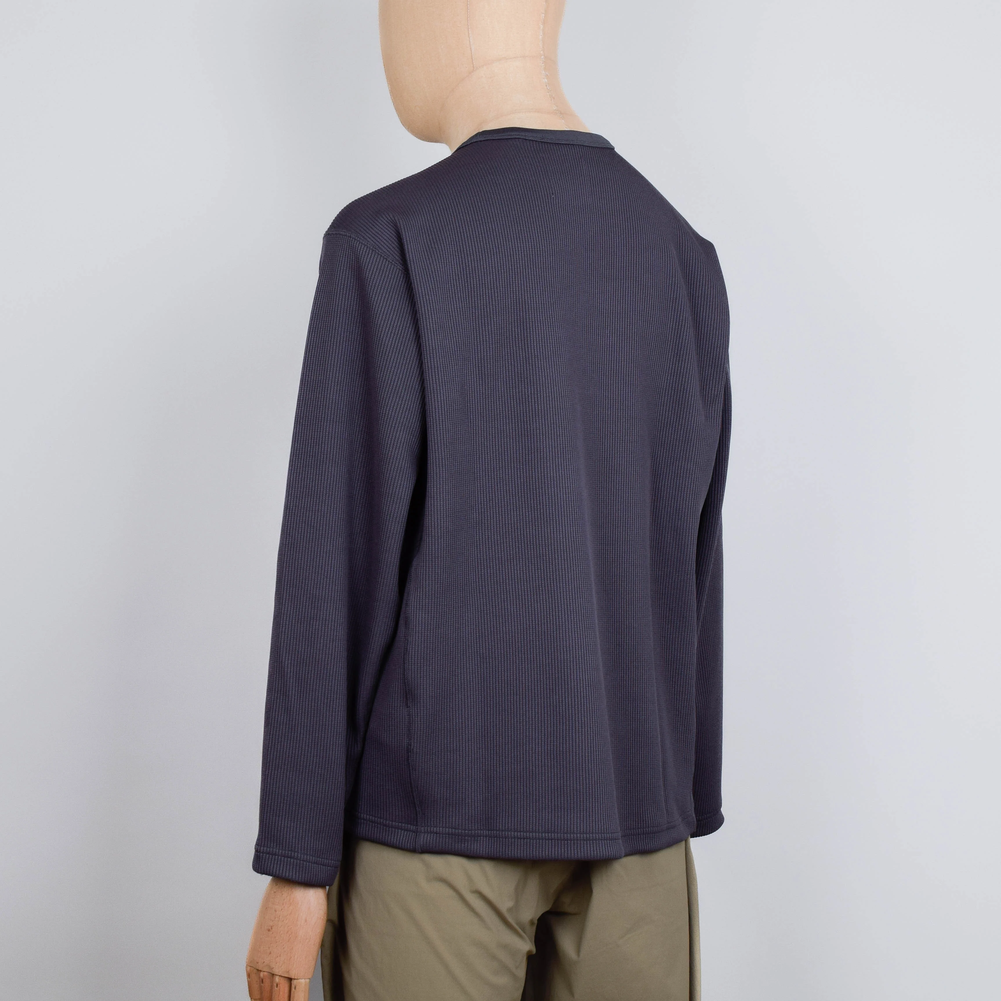 Snow Peak Dry Thermal Long Sleeve T-Shirt - Charcoal - Image 3
