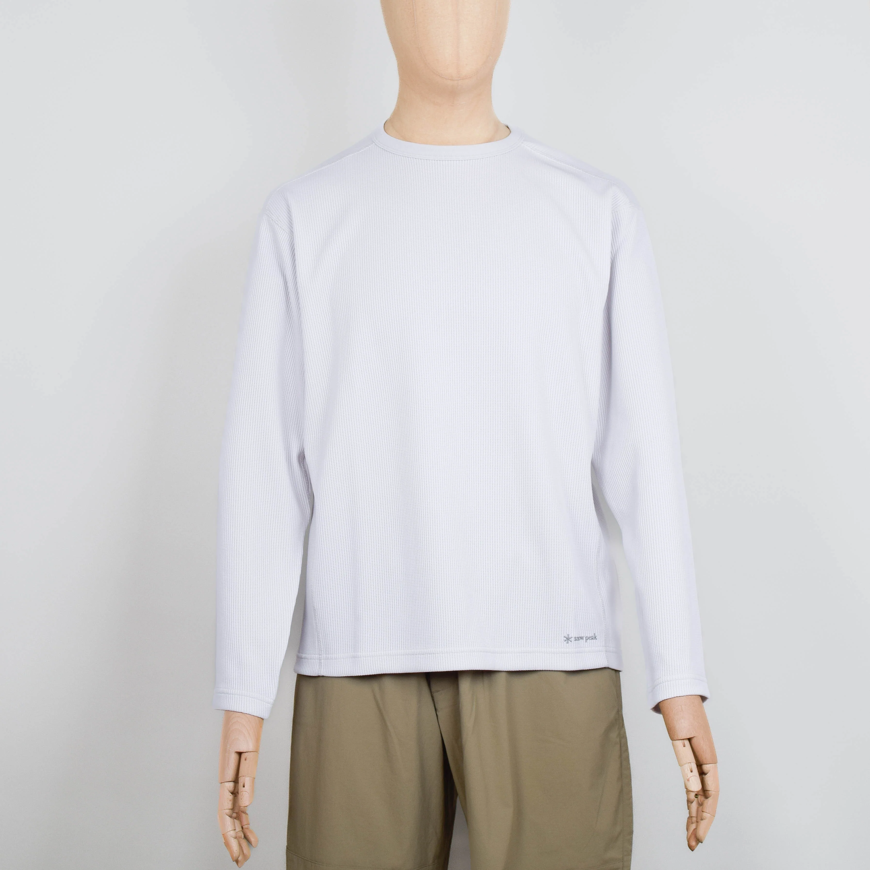 Snow Peak Dry Thermal Long Sleeve T-Shirt - Off White