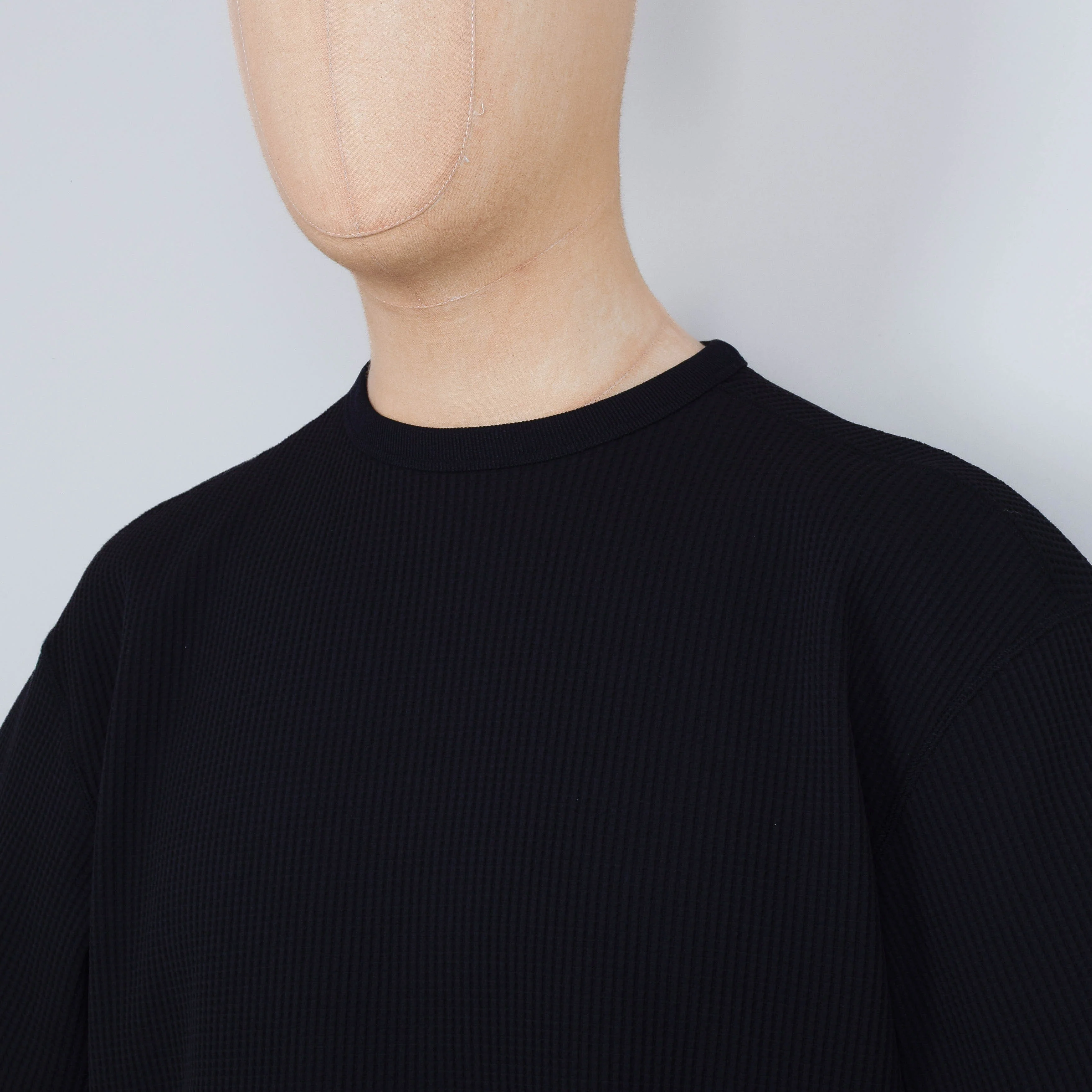 Snow Peak Dry Waffle T-Shirt - Black - Image 2