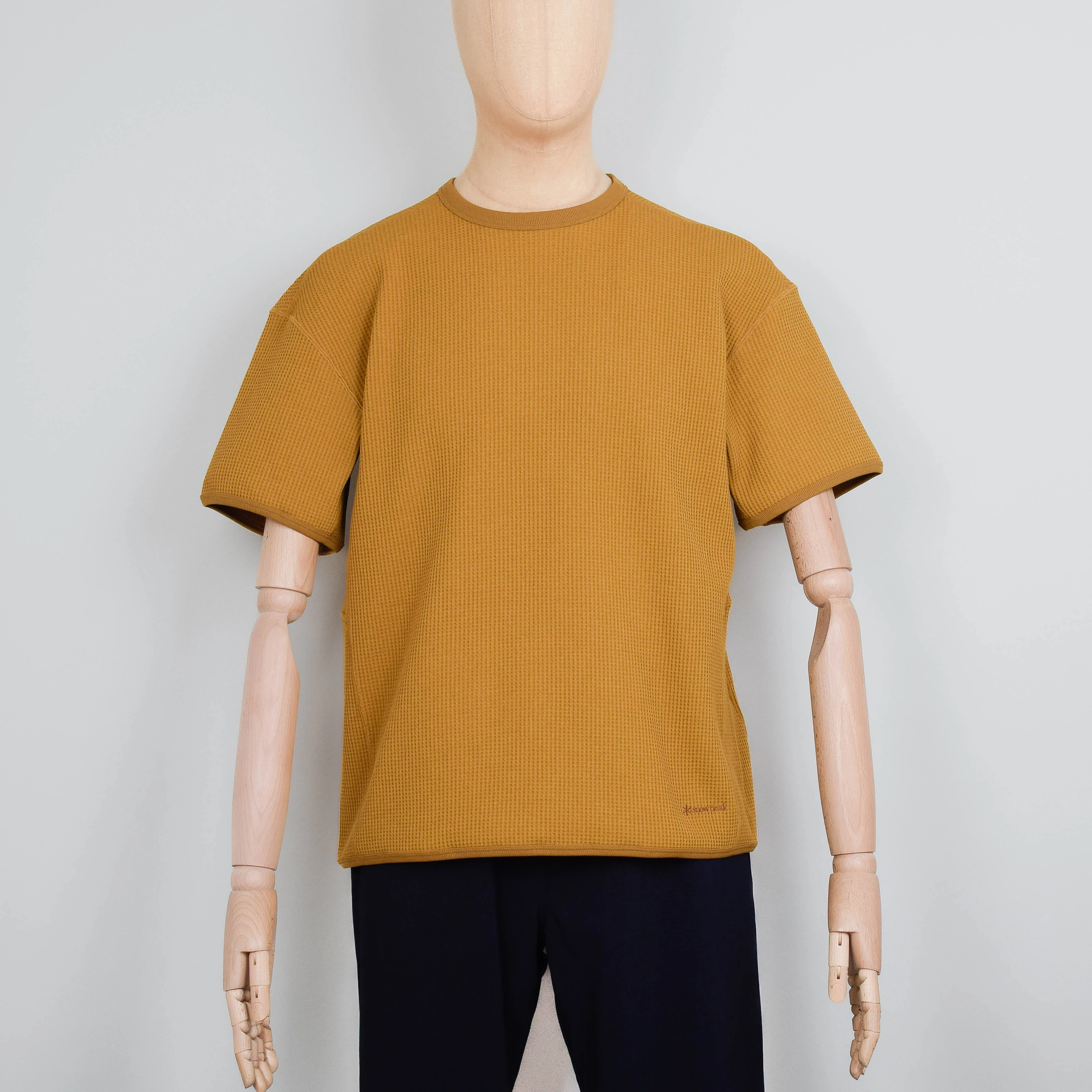 Snow Peak Dry Waffle T-Shirt - Mustard