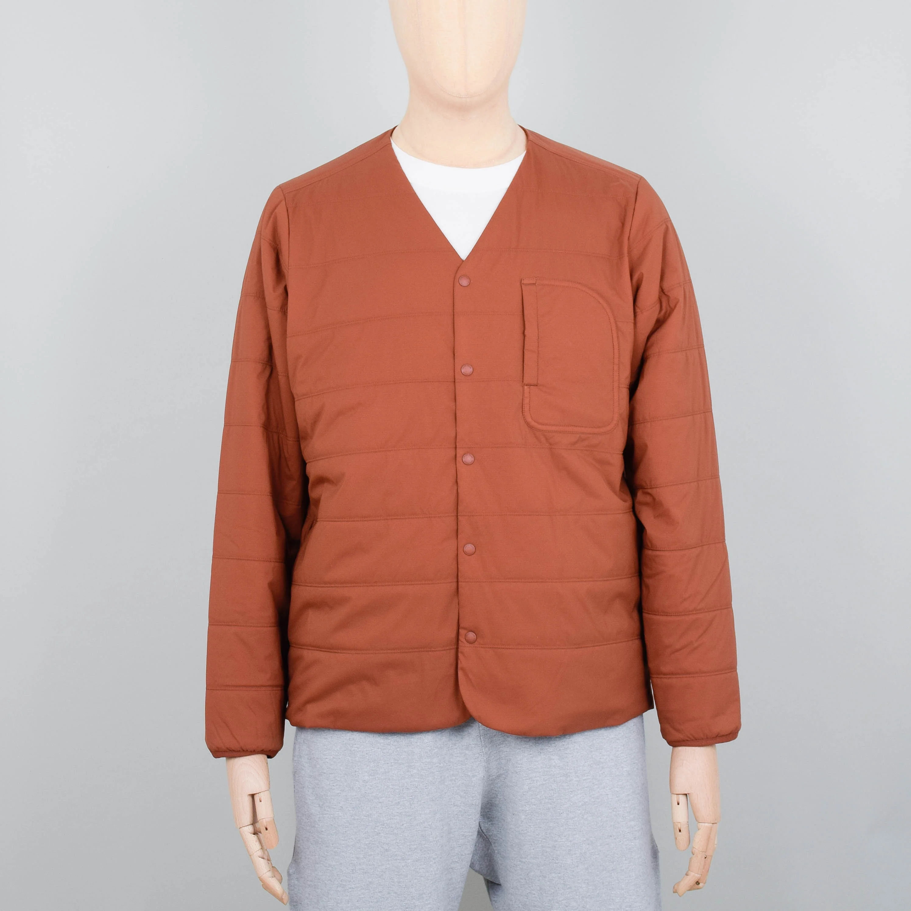 Snow Peak Flexible Insulated Cardigan - Orange