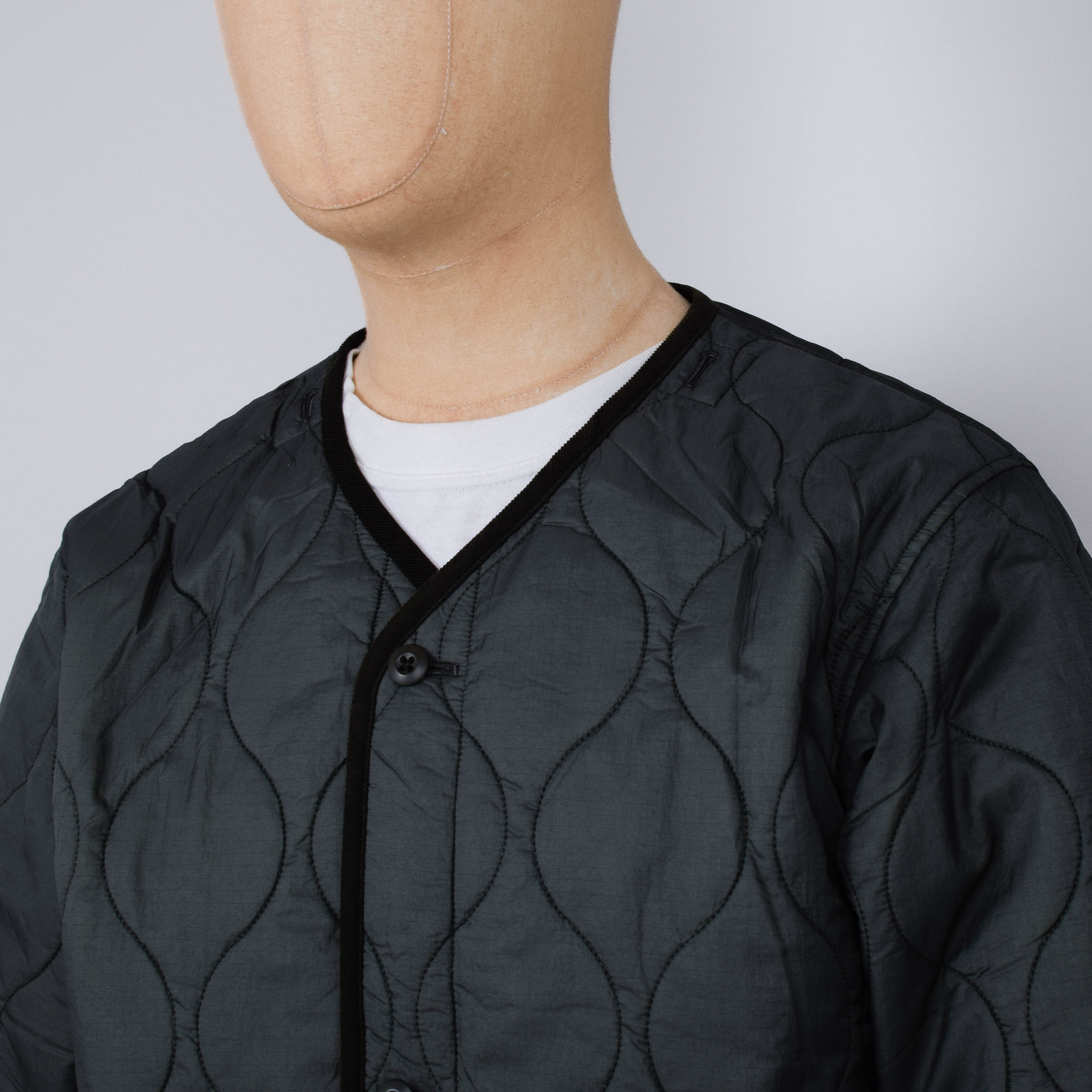 Snow Peak TAKIBI Ripstop Adjustable Fishtail Coat - Olive - Image 6