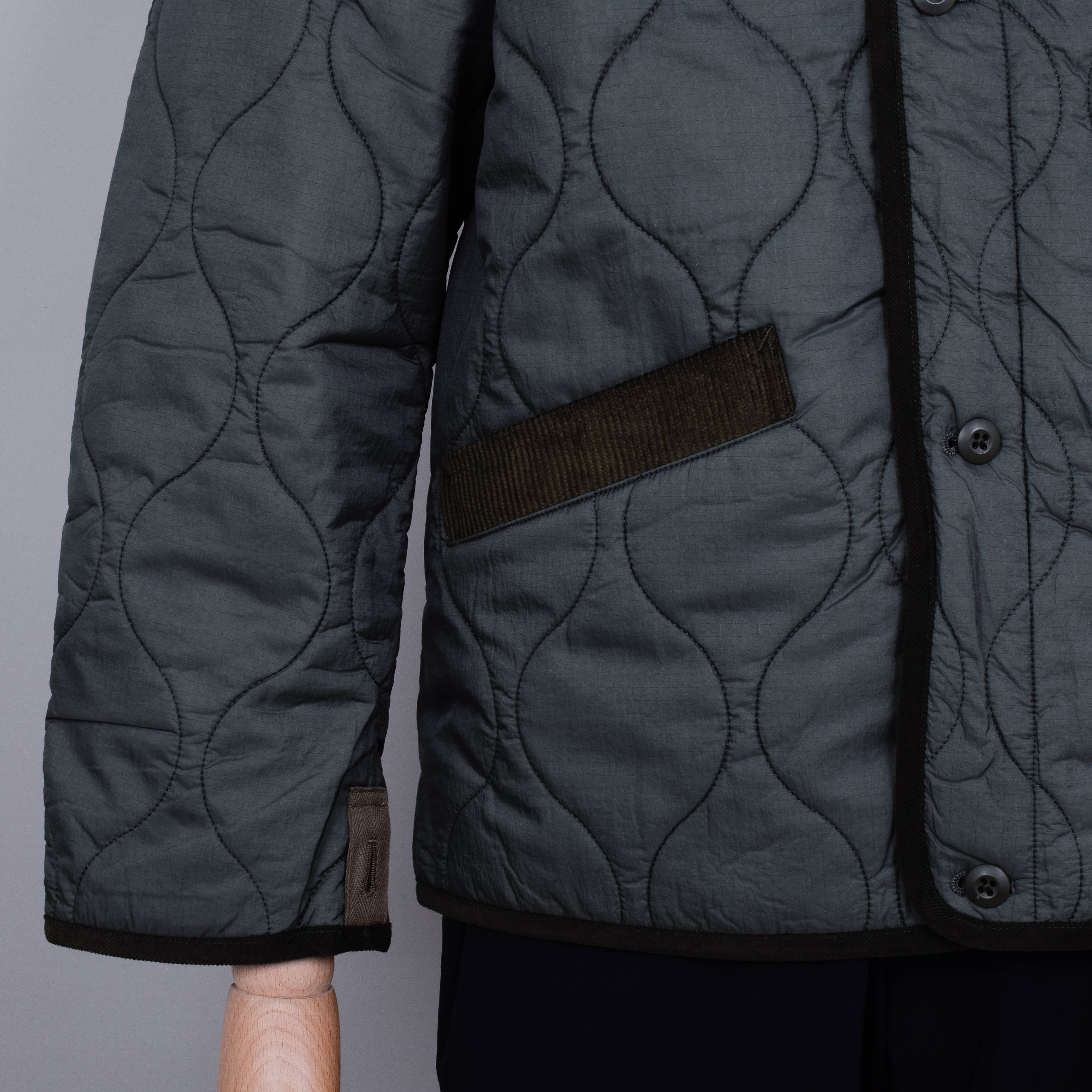 Snow Peak TAKIBI Ripstop Adjustable Fishtail Coat - Olive - Image 7