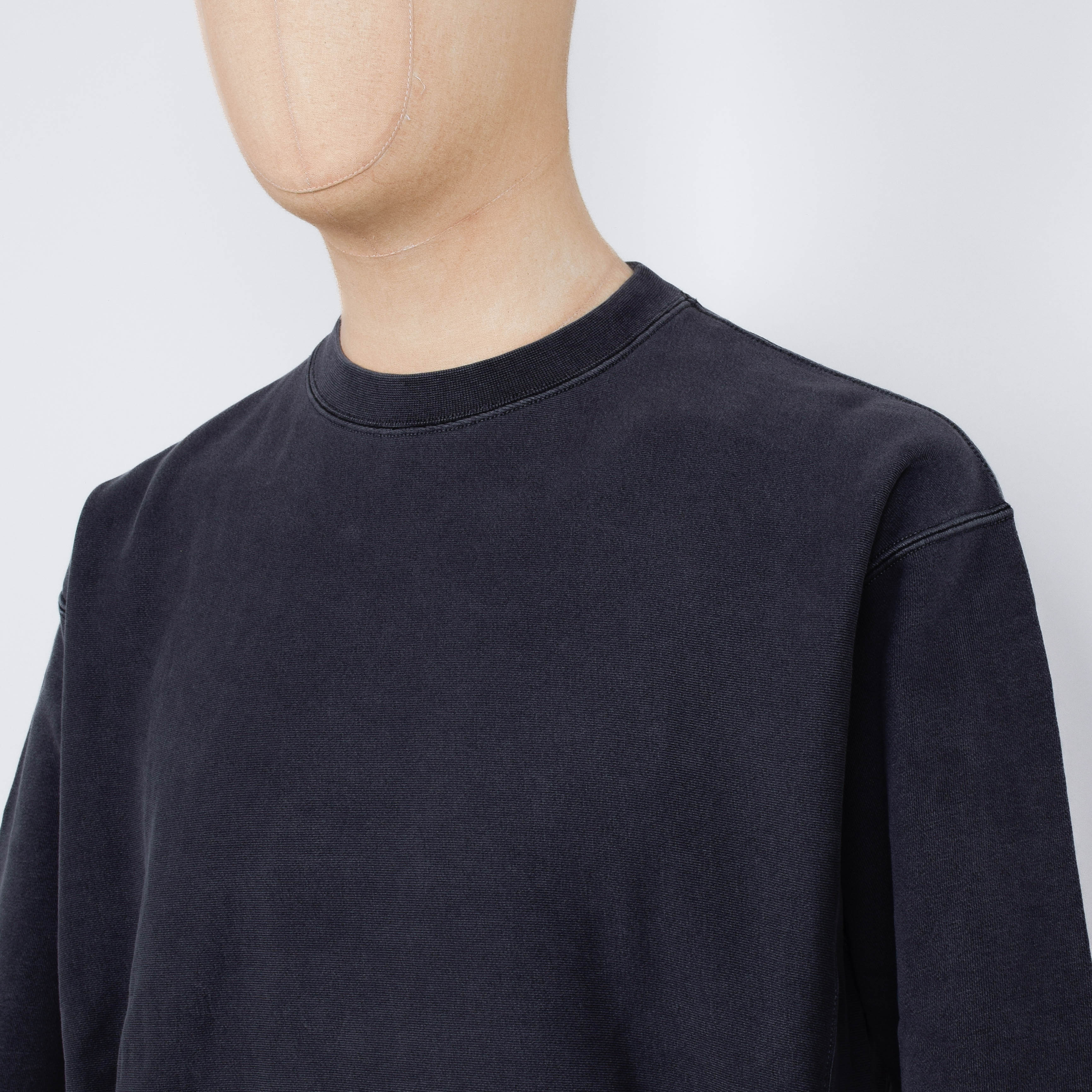 Snow Peak Garment Dyed Pullover - Charcoal - Image 2