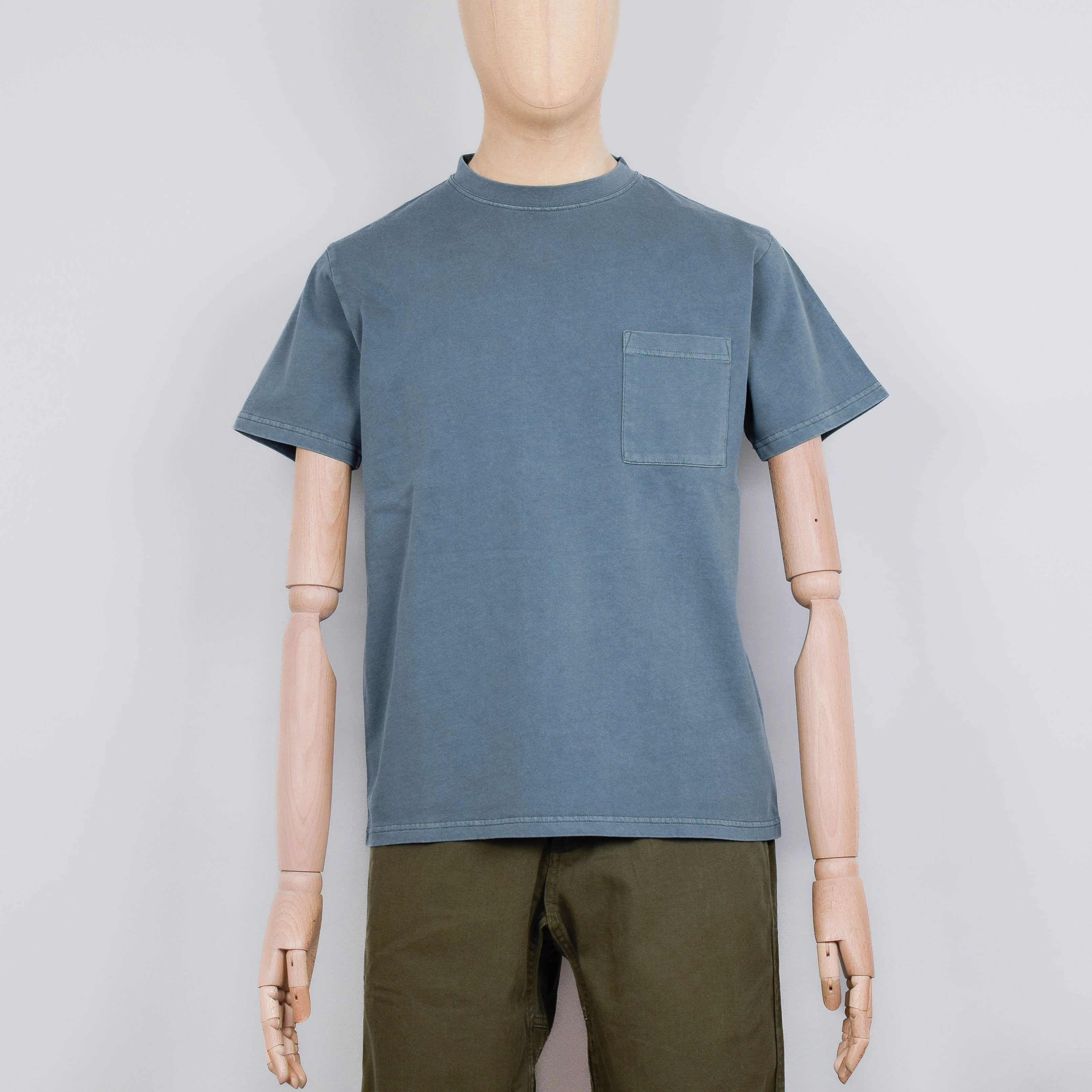 Snow Peak Garment Dyed T-Shirt - Dark Green