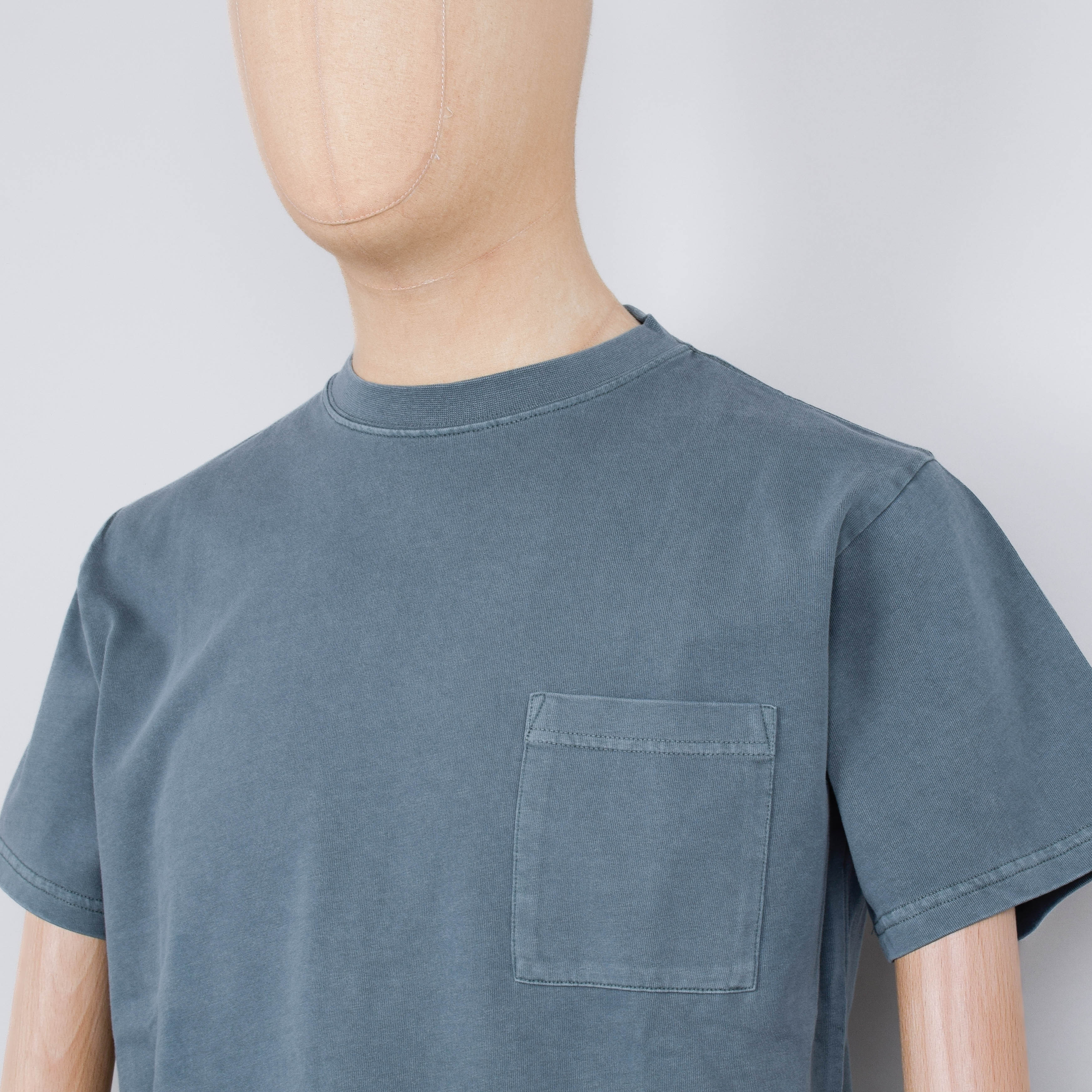 Snow Peak Garment Dyed T-Shirt - Dark Green - Image 3