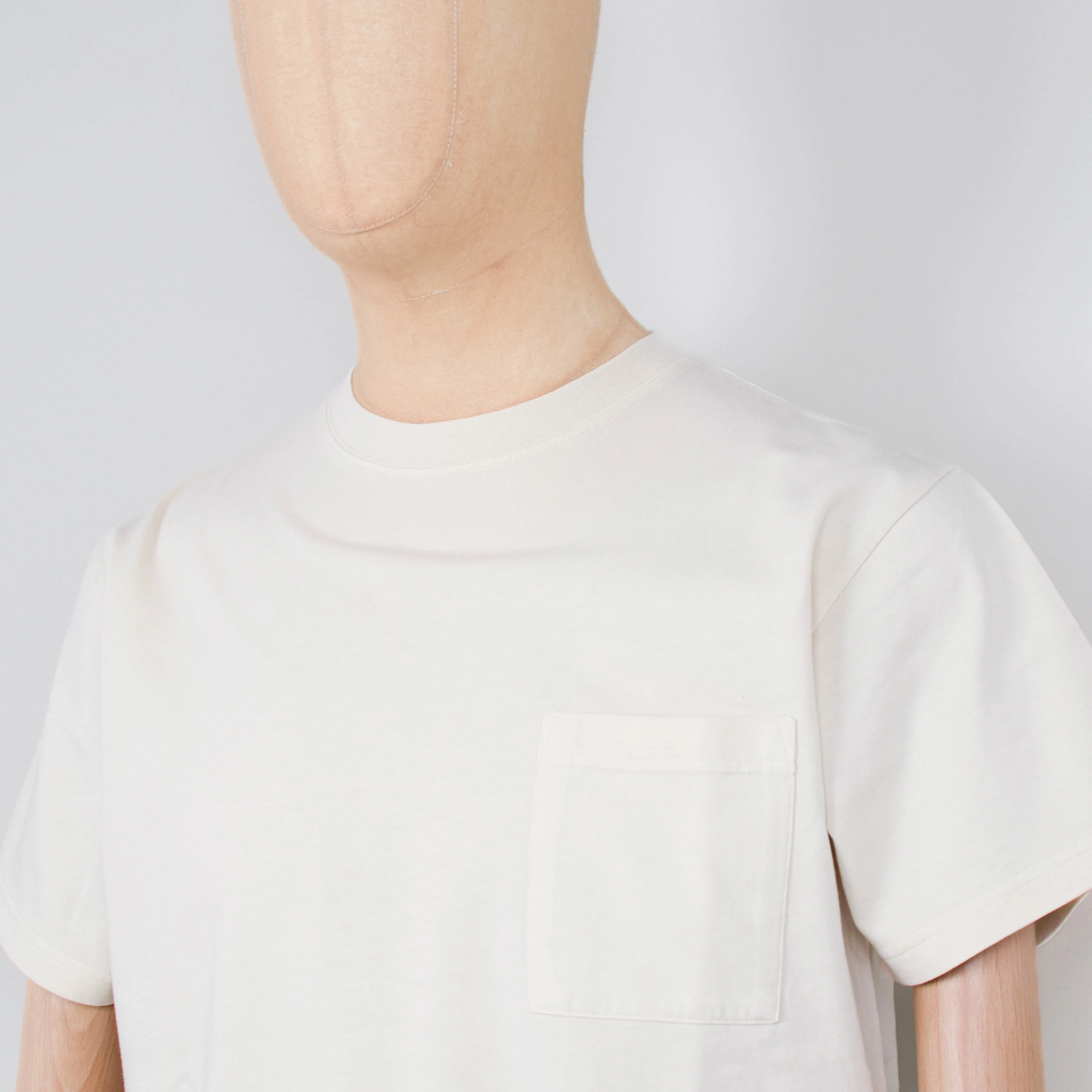 Snow Peak Garment Dyed T-Shirt - Ivory - Image 3