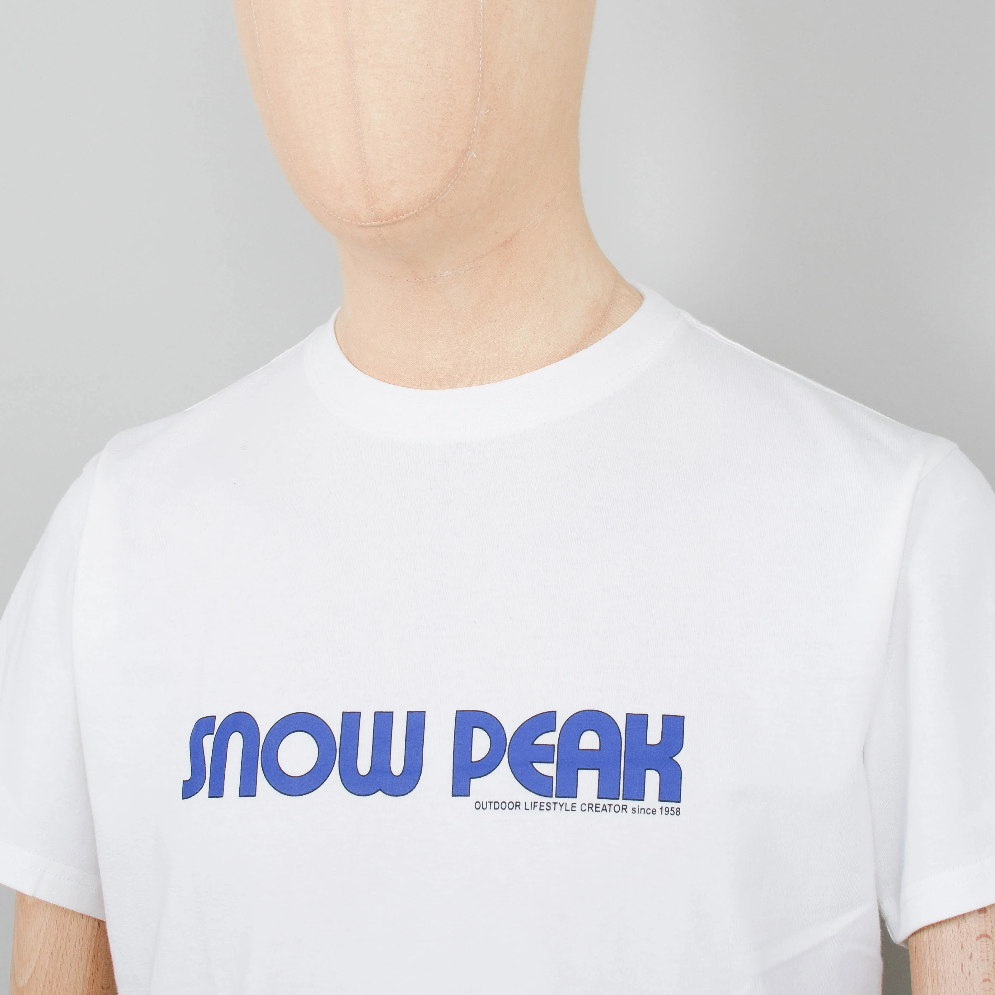 Snow Peak Land Station T-Shirt - White - Image 2