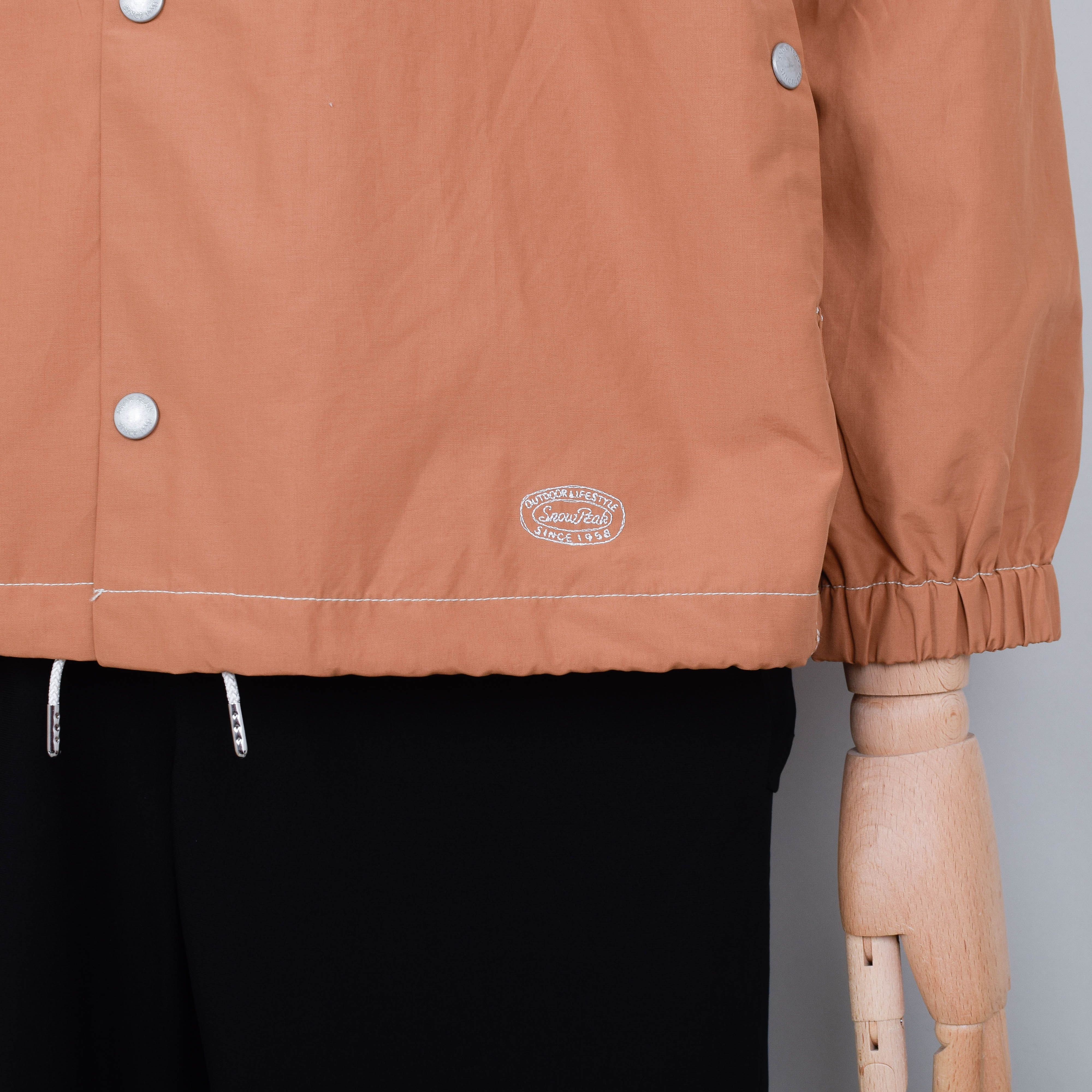 Snow Peak Light Mountain Cloth Jacket - Brown - Image 3