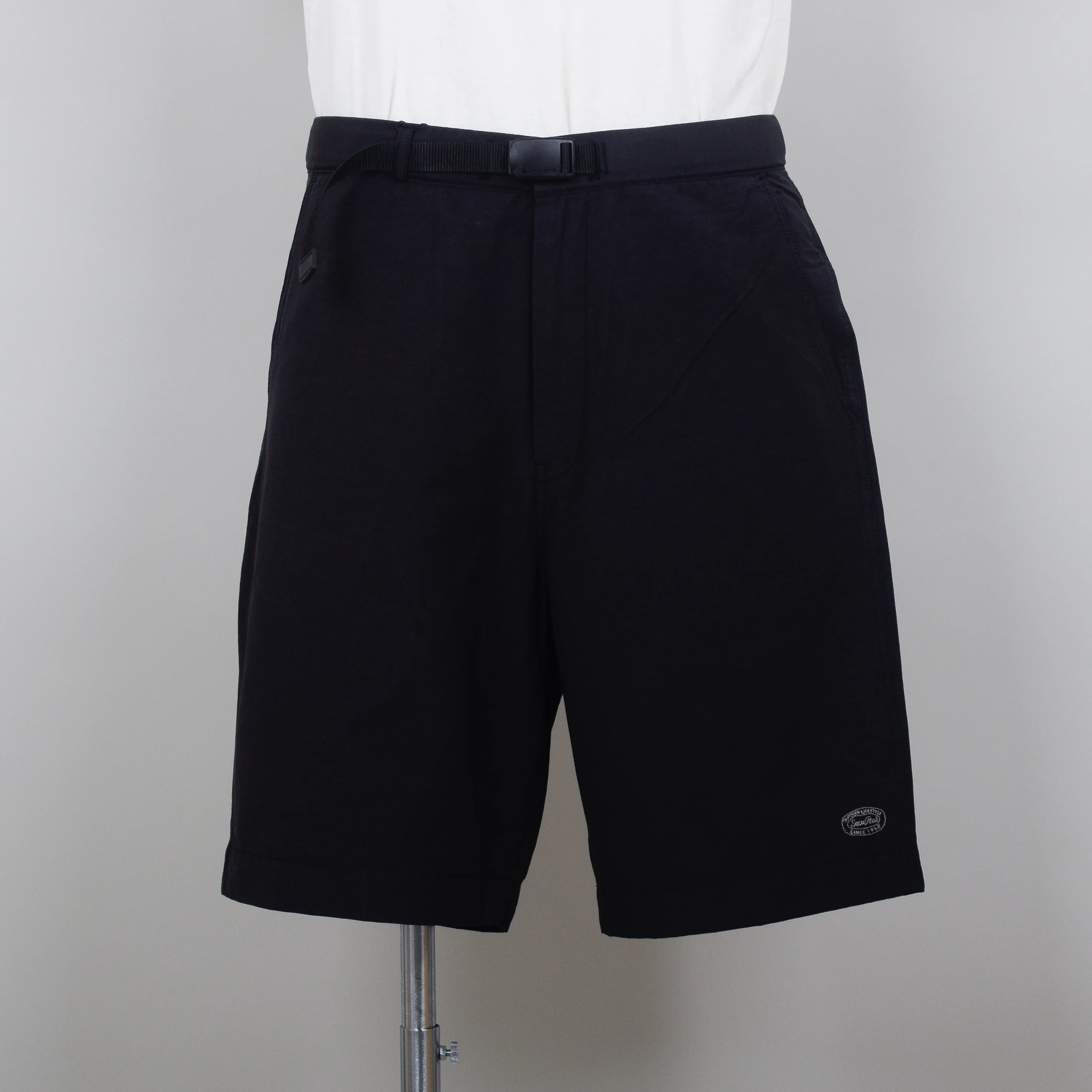 Snow Peak Light Mountain Cloth Shorts - Black