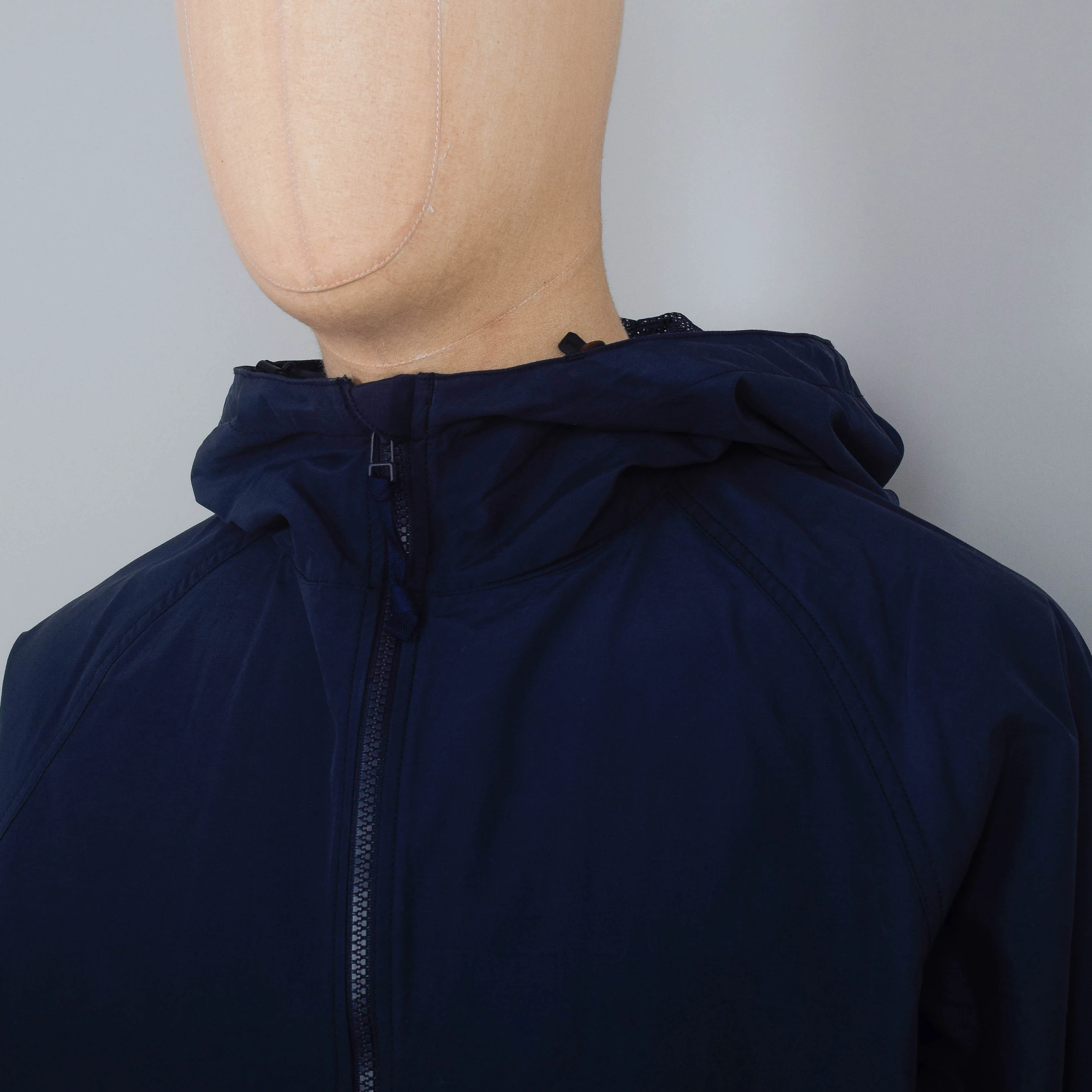 Snow Peak Light Mountain Cloth Zip Up Parka - Navy - Image 2