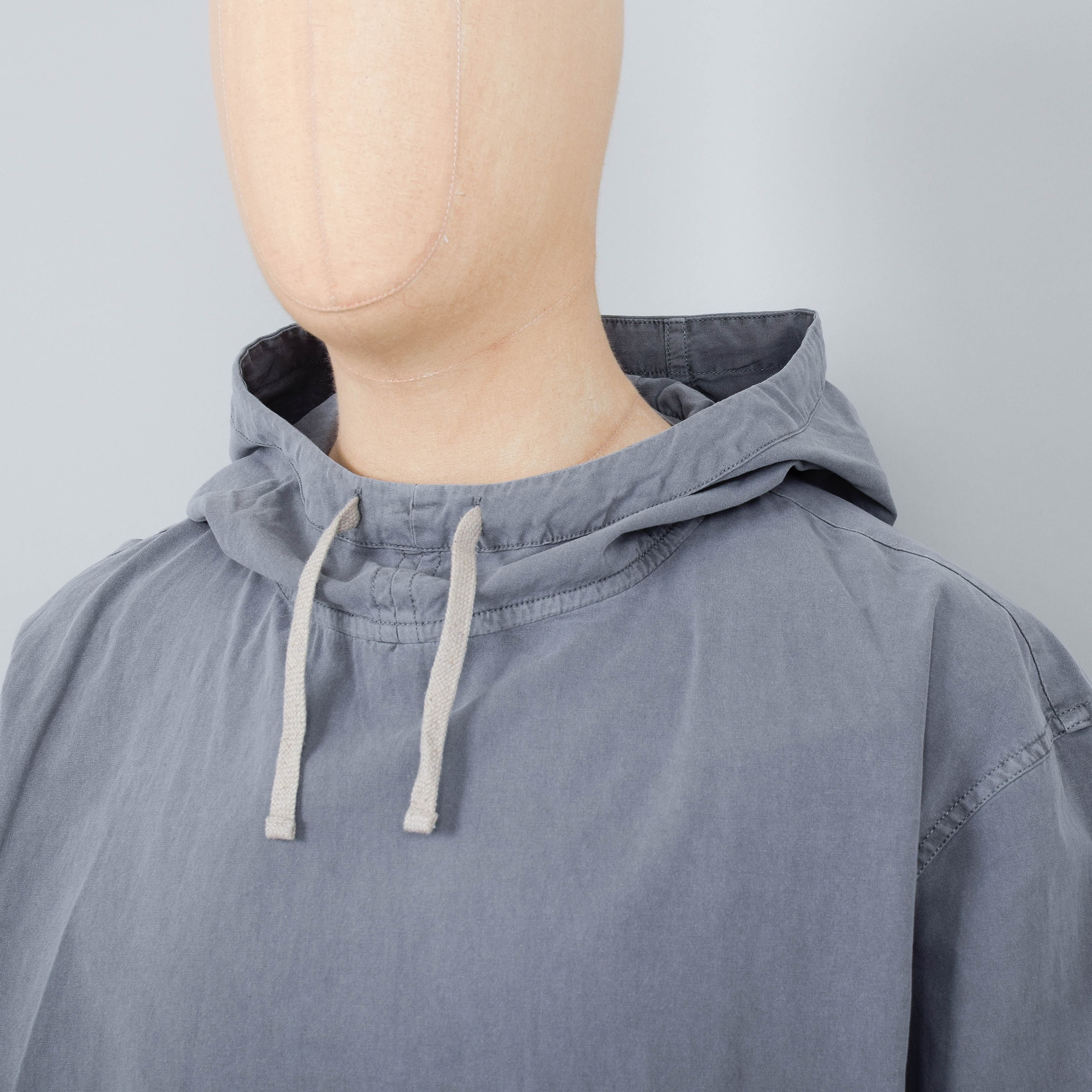 Snow Peak Natural Dyed Recycled Cotton Parka - Grey - Image 2