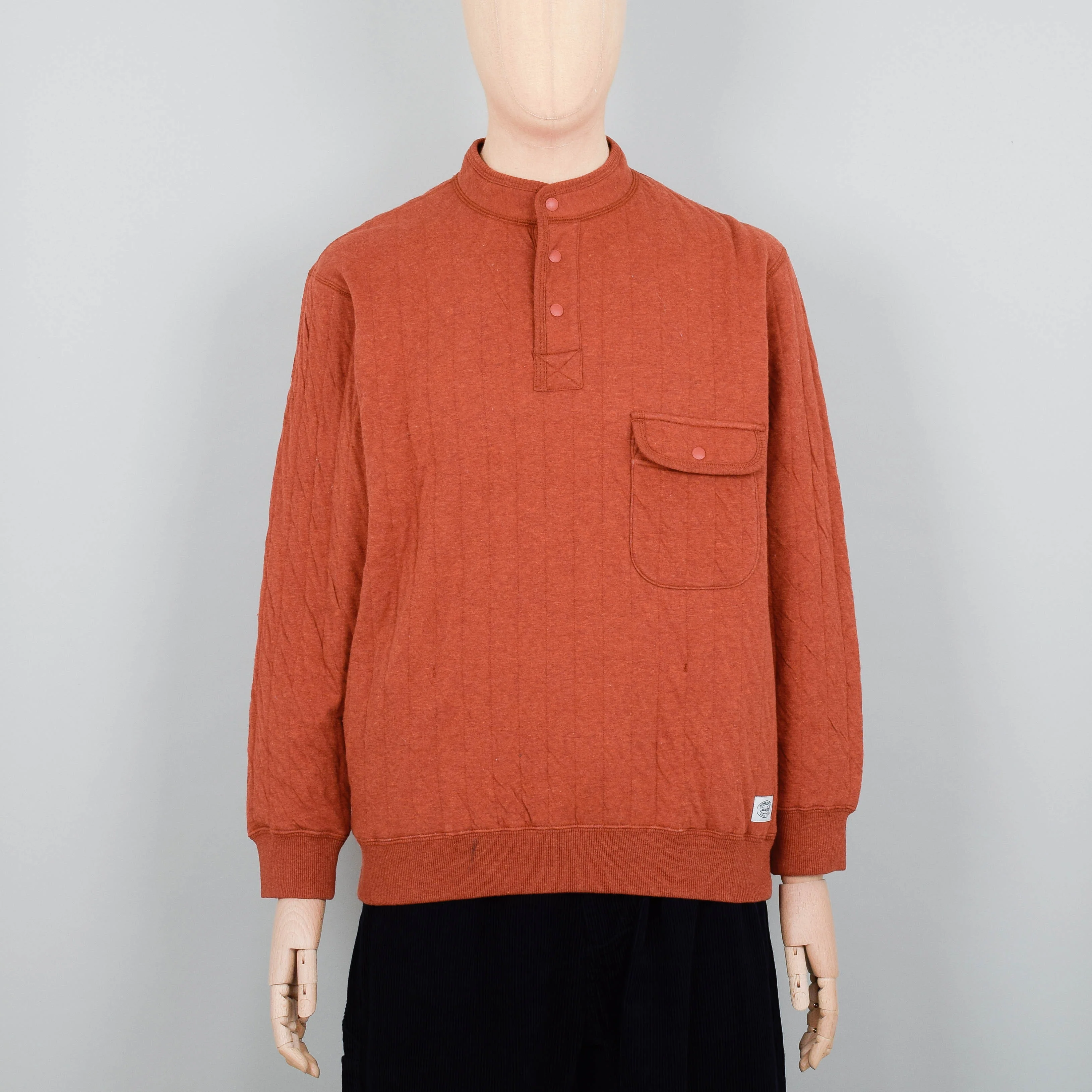 Snow Peak Natural Warm Stretch Pullover - Orange