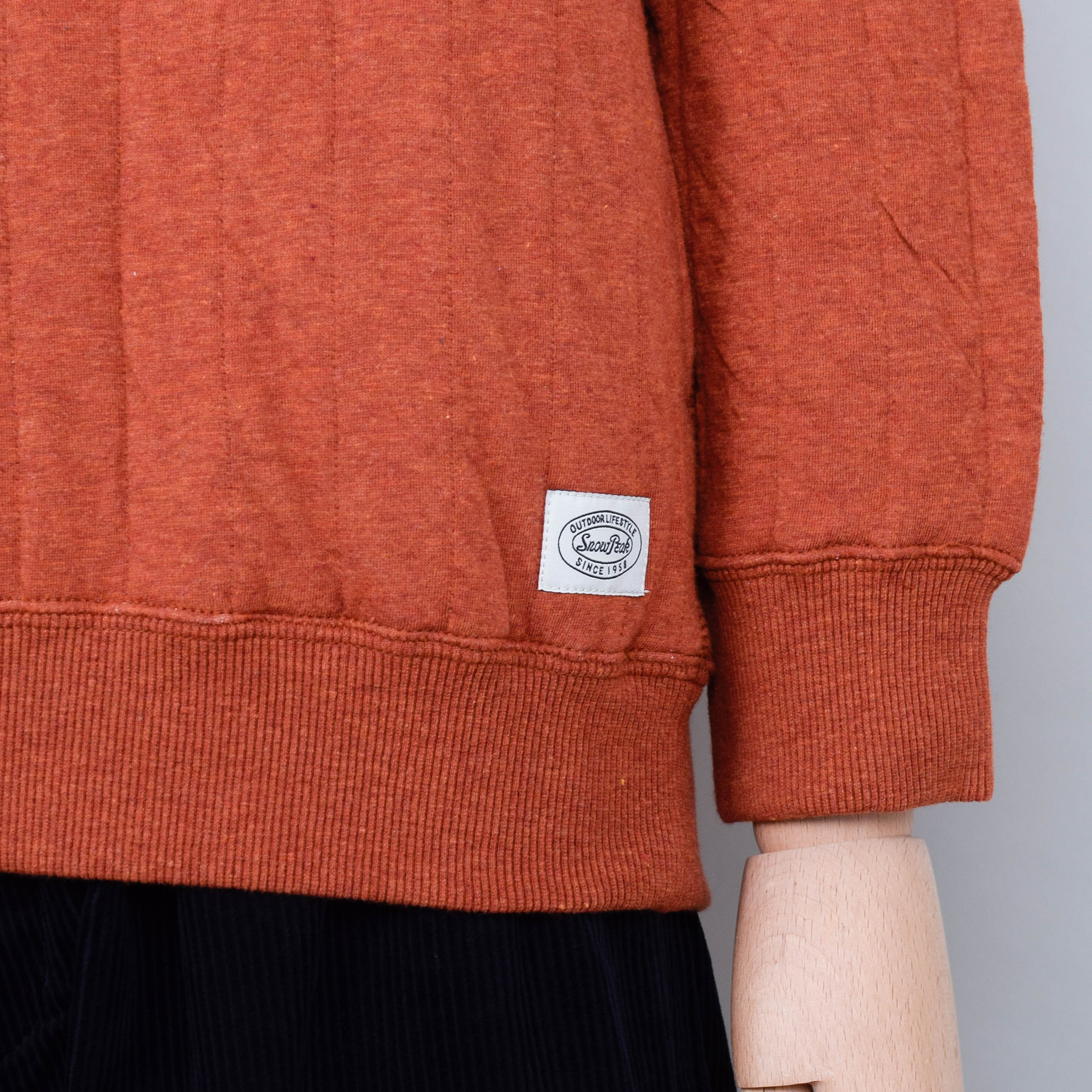Snow Peak Natural Warm Stretch Pullover - Orange - Image 3
