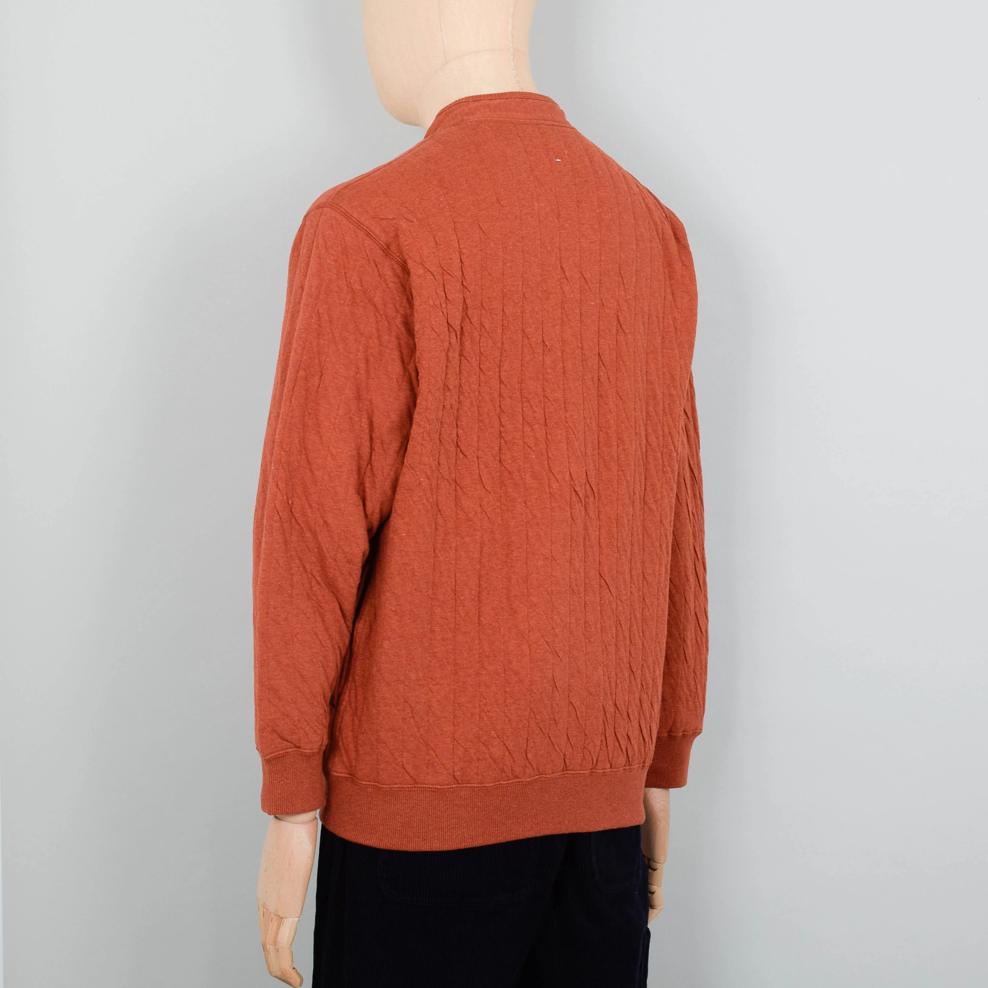 Snow Peak Natural Warm Stretch Pullover - Orange - Image 4