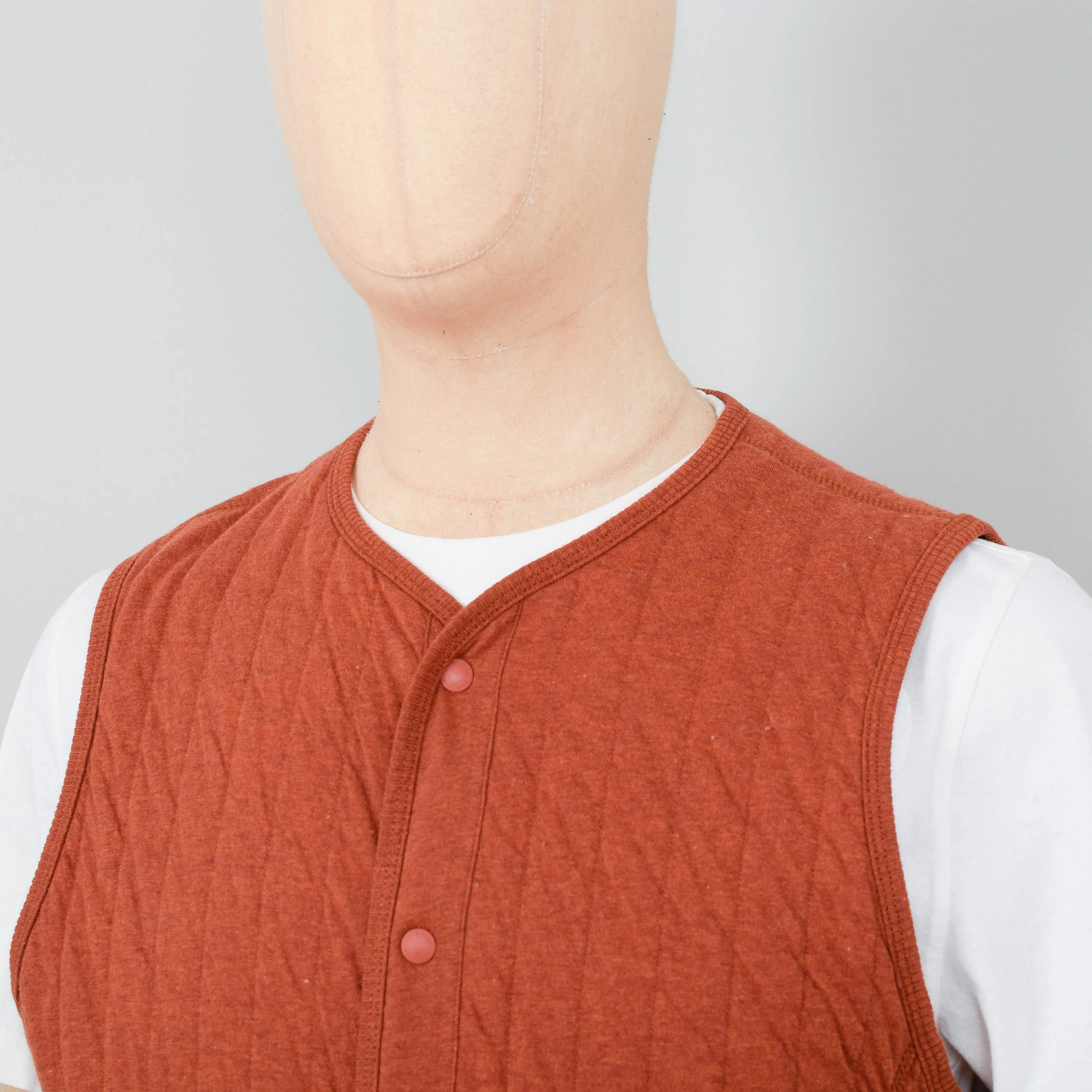 Snow Peak Natural Warm Stretch Vest - Orange - Image 2