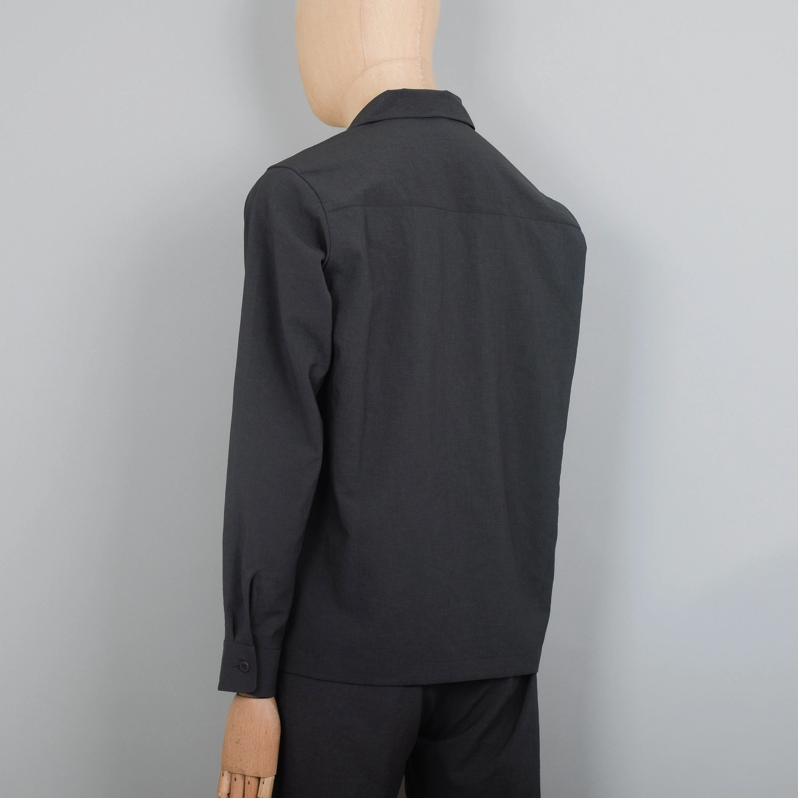 Snow Peak PE Light Poplin Shirt - Dark Olive - Image 3