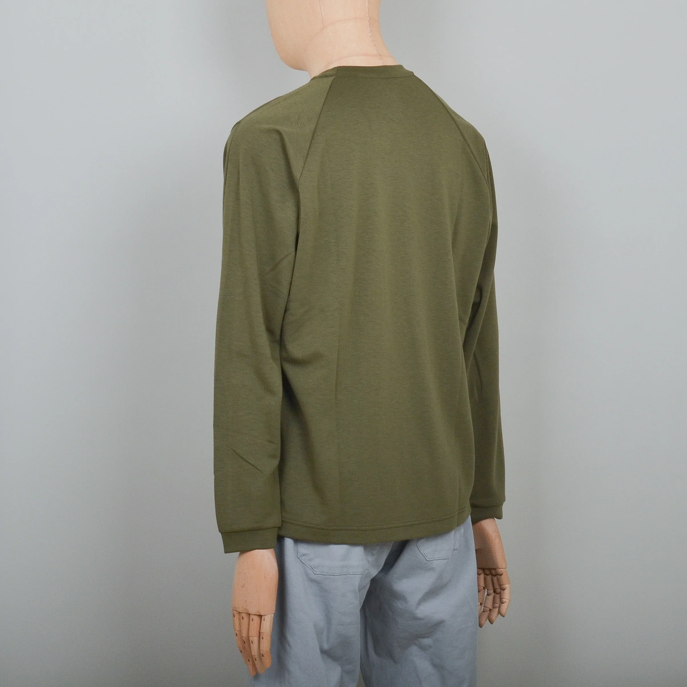 Snow Peak Pe/Wo Grid Pullover - Olive - Image 3