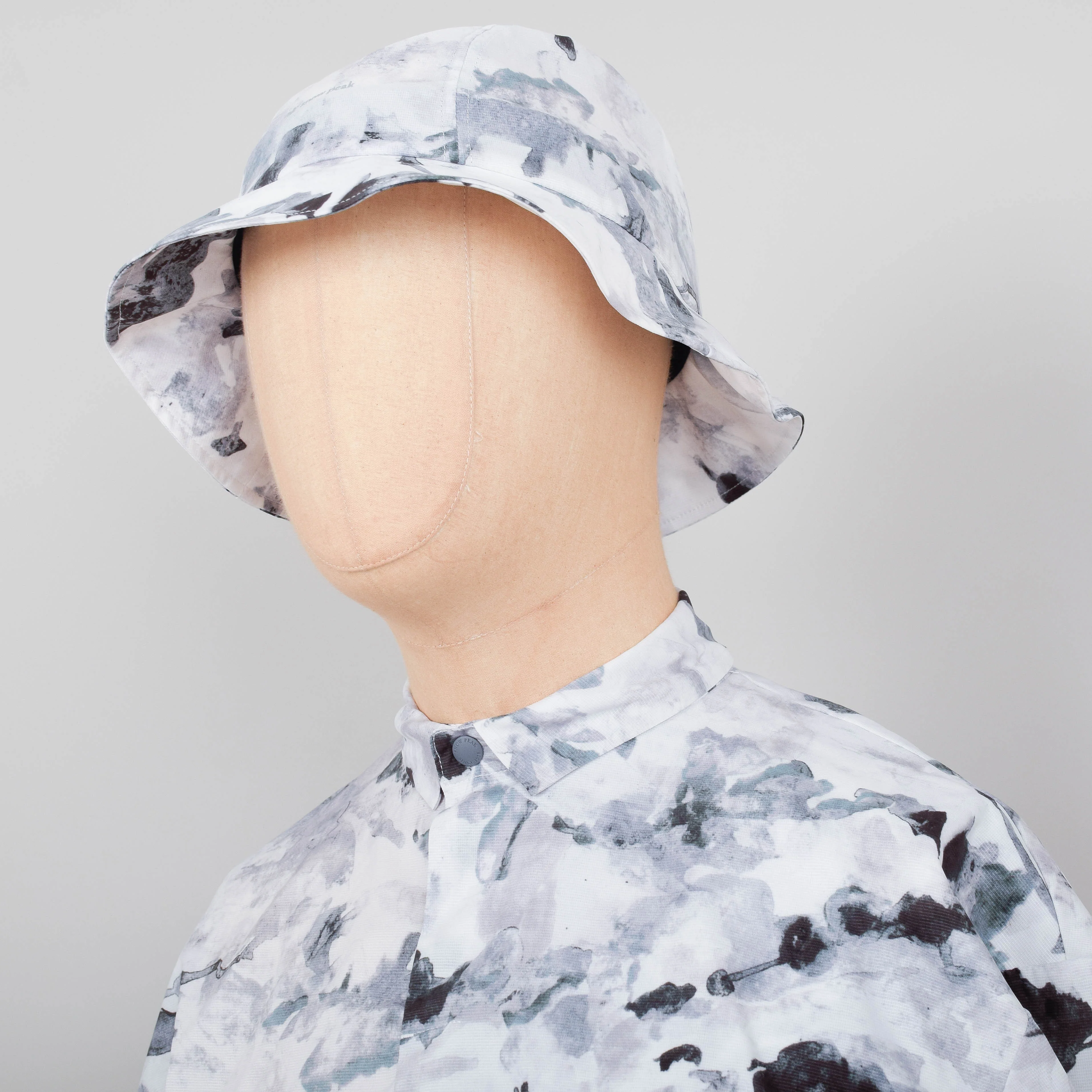 Snow Peak Printed Quick Dry Hat - Grey - Image 3