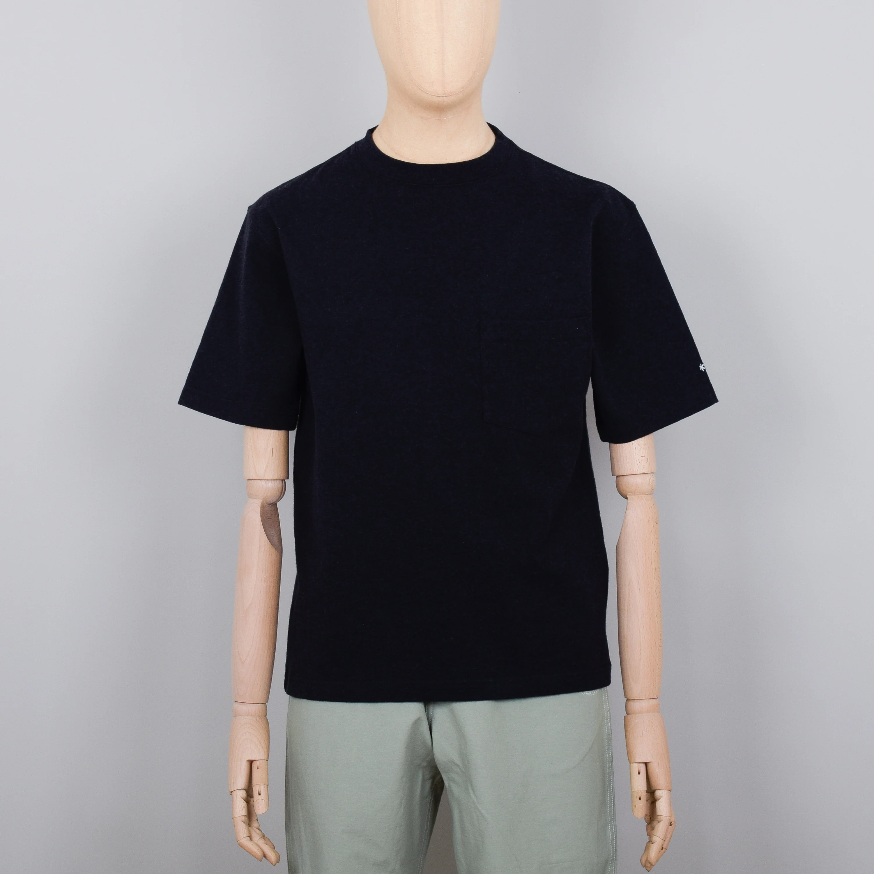 Snow Peak Recycled Cotton Heavy T Shirt - Black