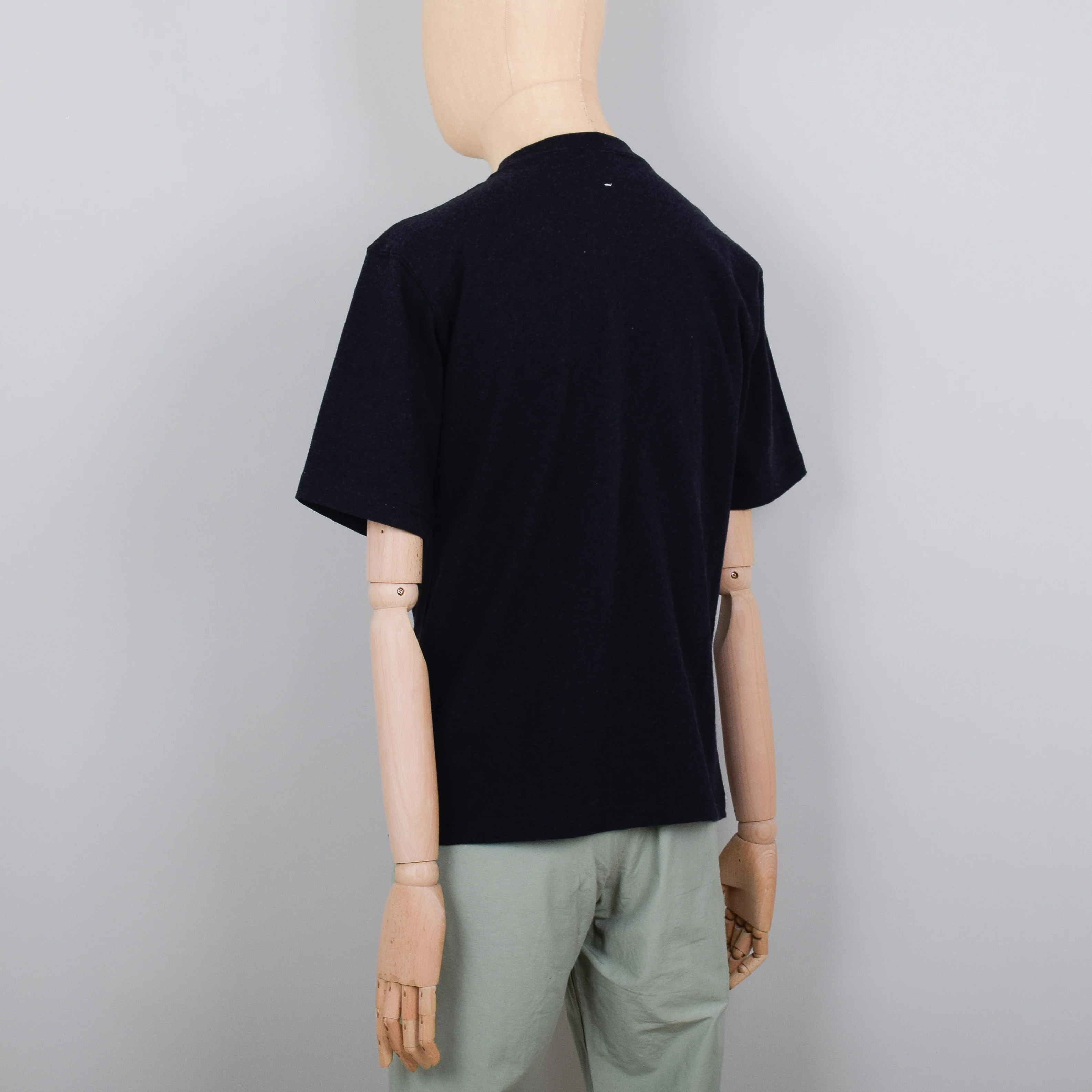 Snow Peak Recycled Cotton Heavy T Shirt - Black - Image 3