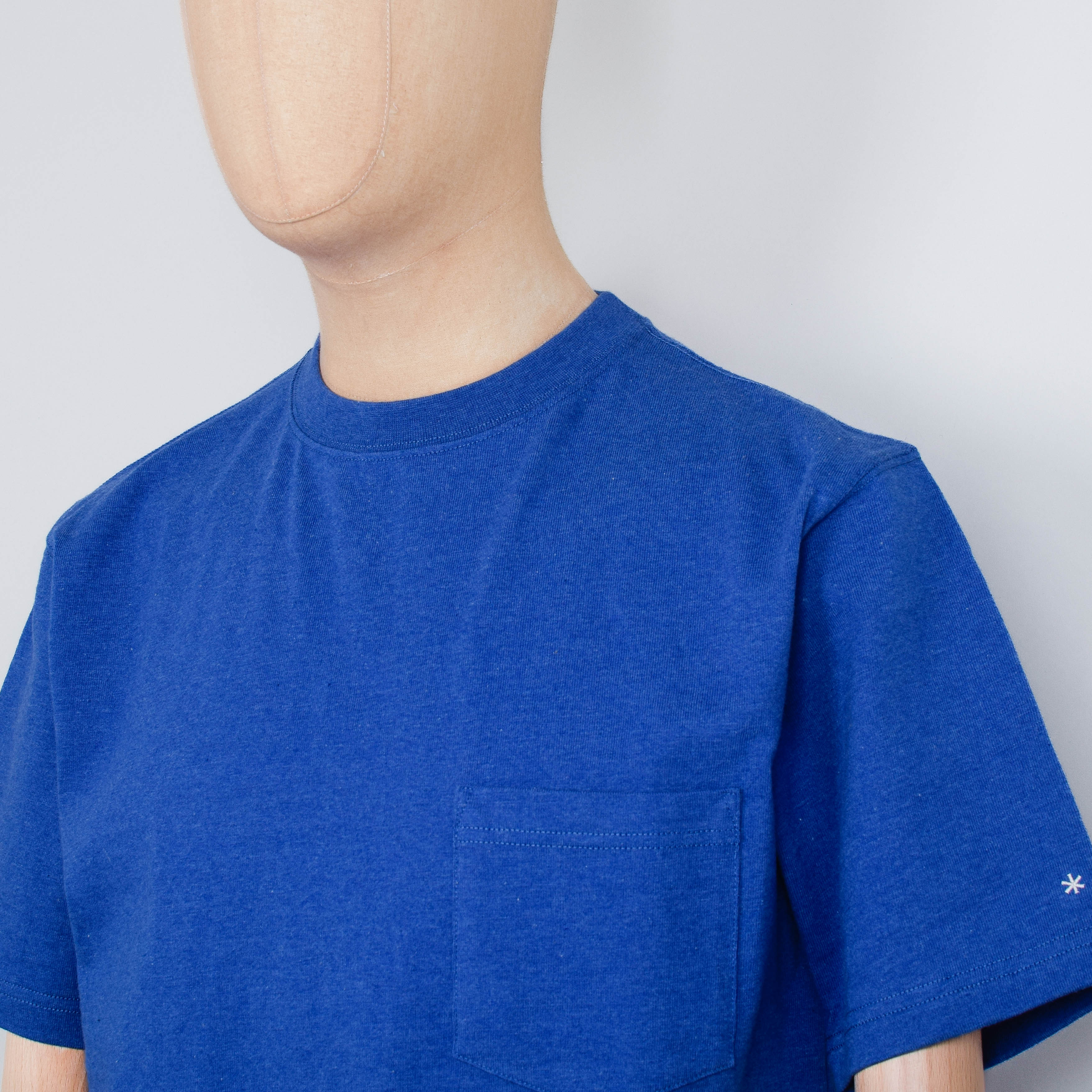 Snow Peak Recycled Cotton Heavy T Shirt - Blue - Image 2