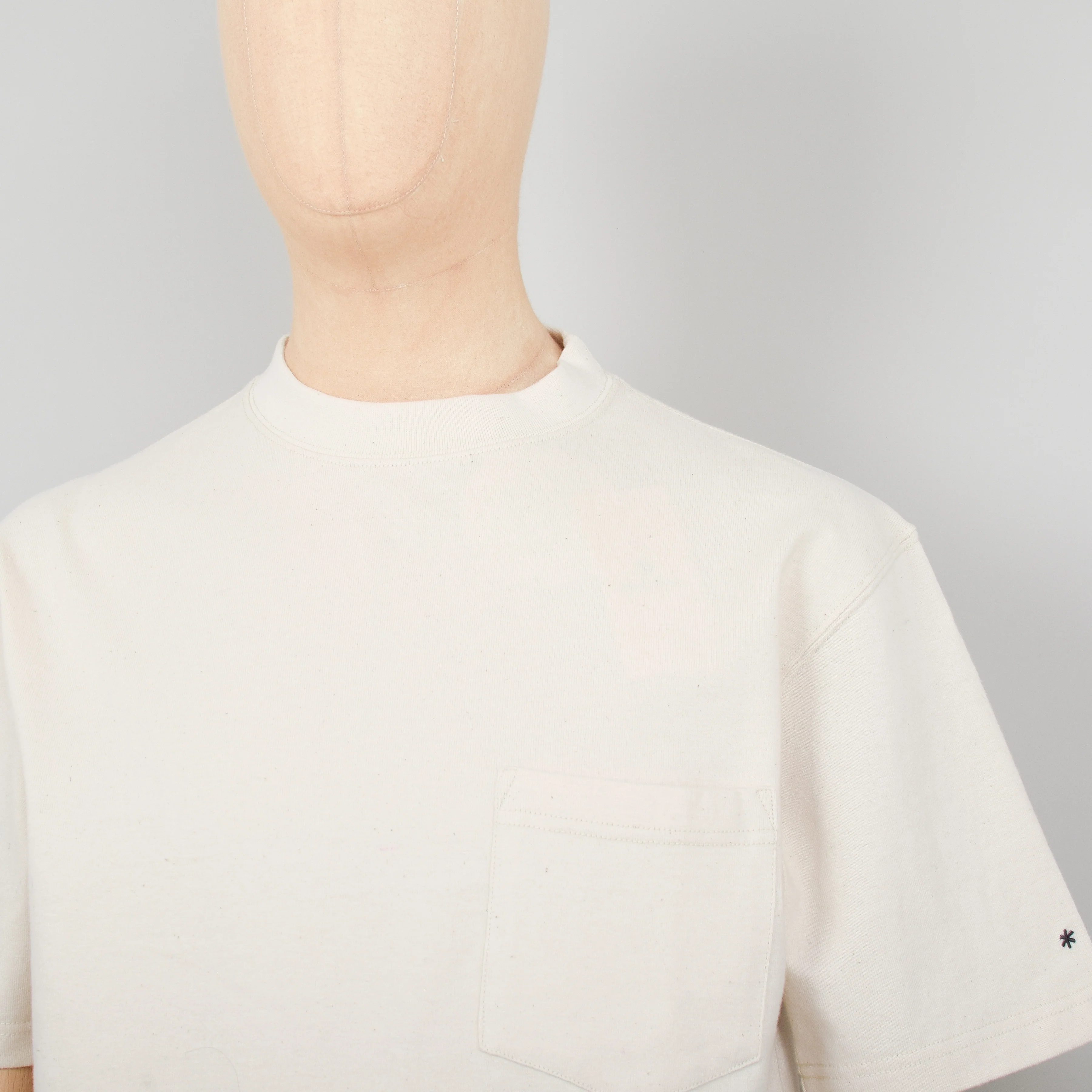 Snow Peak Recycled Cotton Heavy T Shirt - Ecru - Image 2