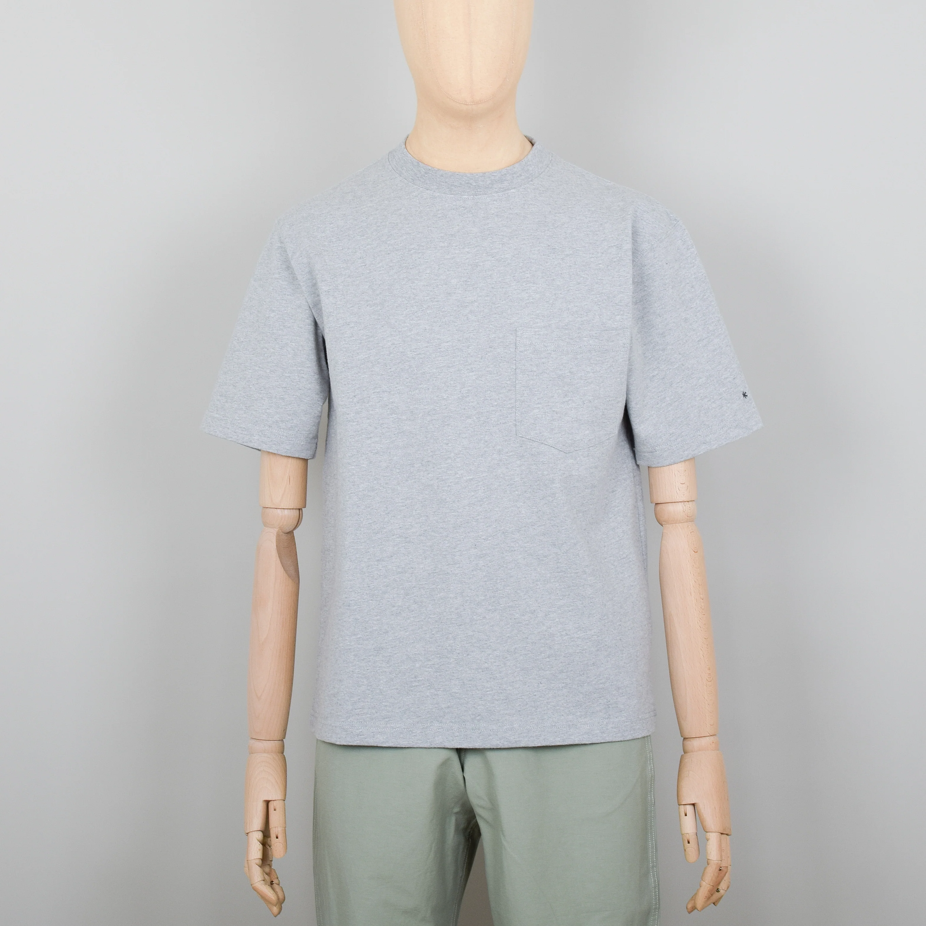 Snow Peak Recycled Cotton Heavy T Shirt - Grey
