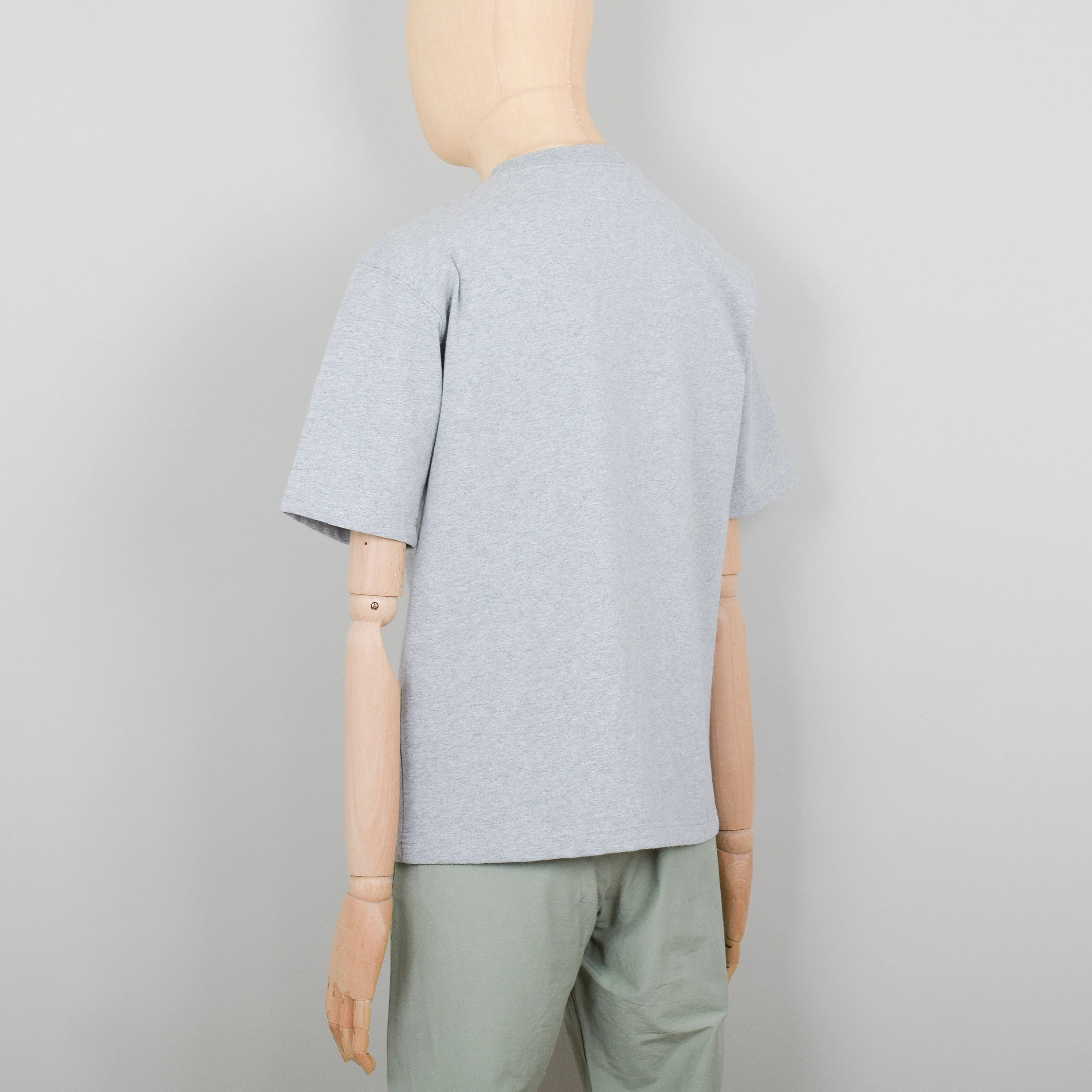 Snow Peak Recycled Cotton Heavy T Shirt - Grey - Image 3
