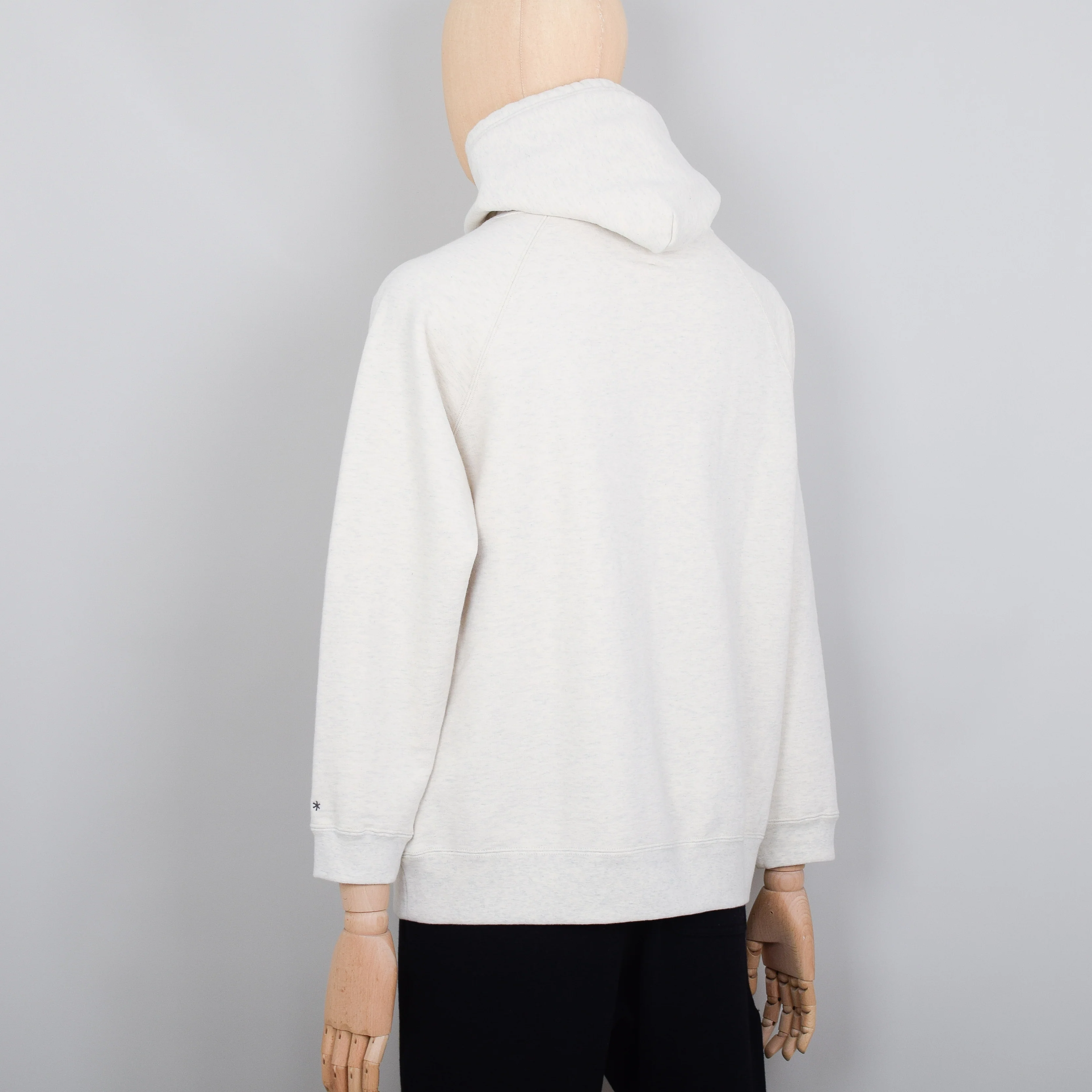 Snow Peak Recycled Cotton Pullover Hoodie - Oatmeal - Image 3