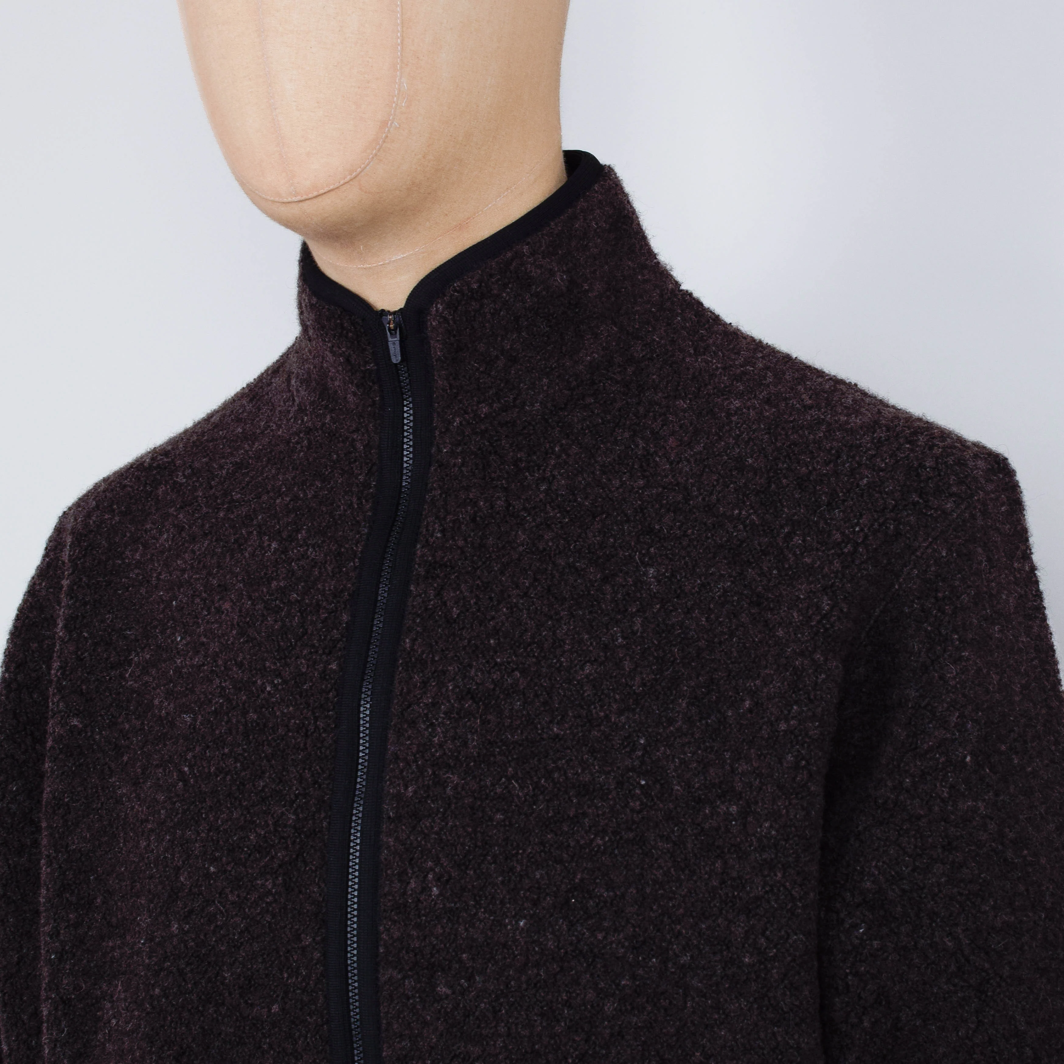 Snow Peak Recycled Wool Boa Pullover - Dark Brown - Image 2
